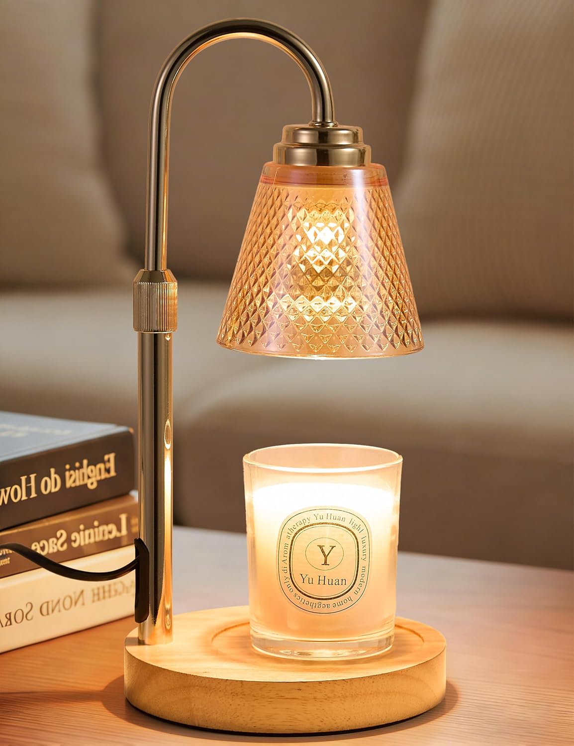 Candle Warmer Lamp with Timer Home Decor Birthday Gifts for Women Mom Her