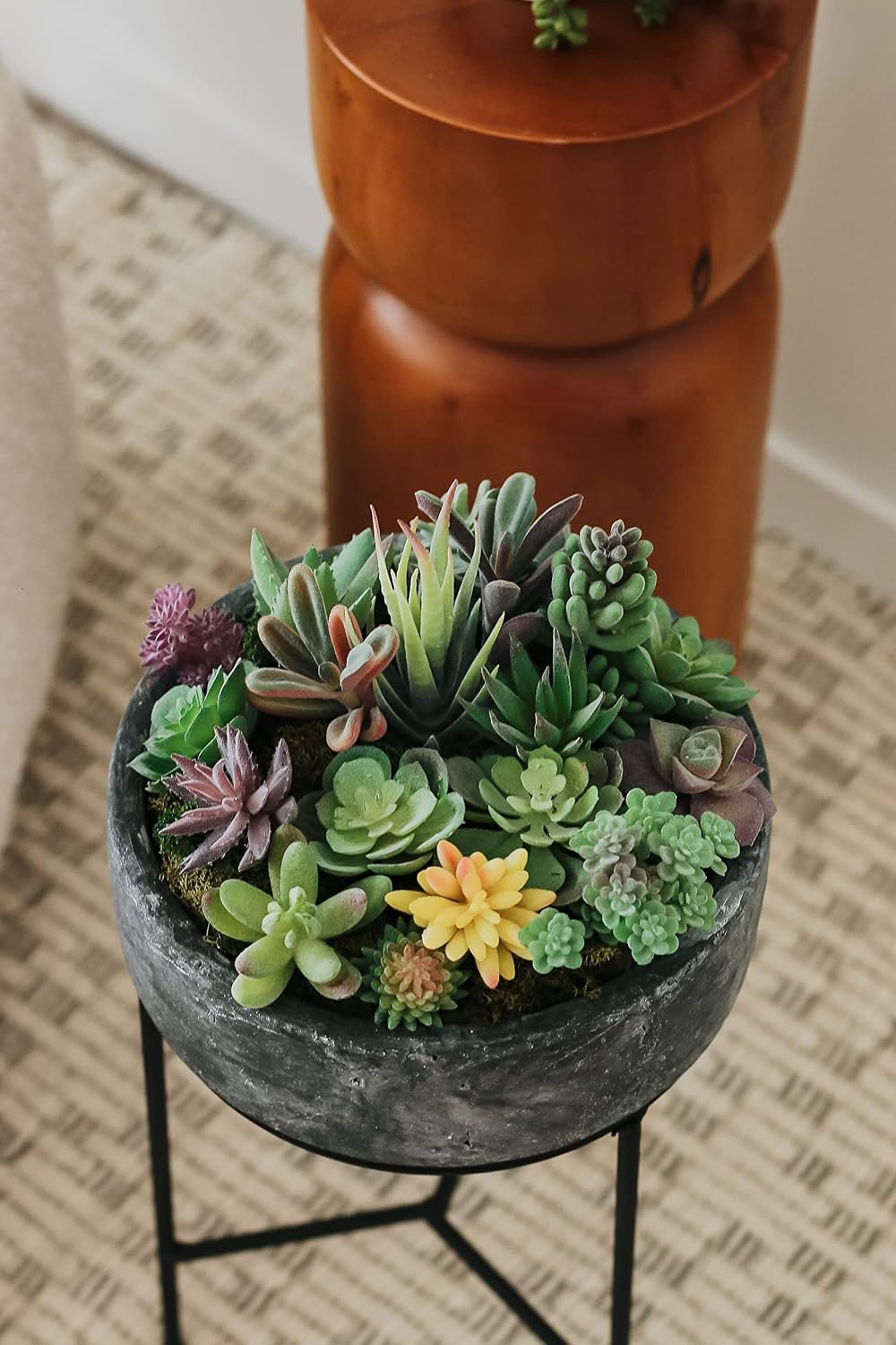 Artificial Succulent Plants / Set of 18