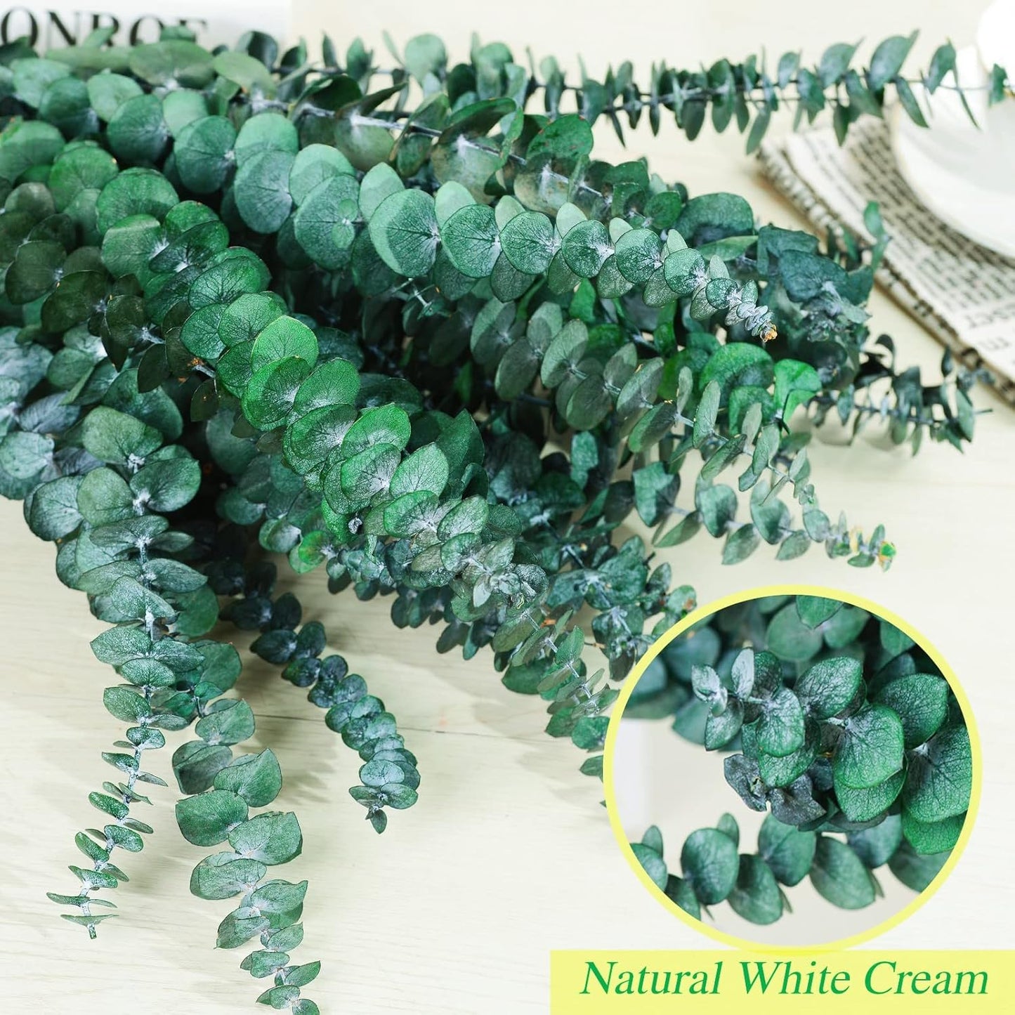 9oz 17" 100% Natural Fresh Eucalyptus Plant / Green / Set of 30