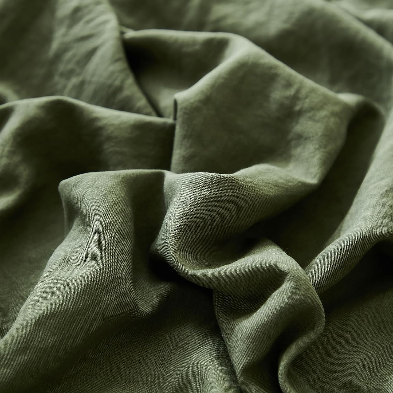 Shabby Chic Pillow Cover / Body / Olive Green / 20 x 54