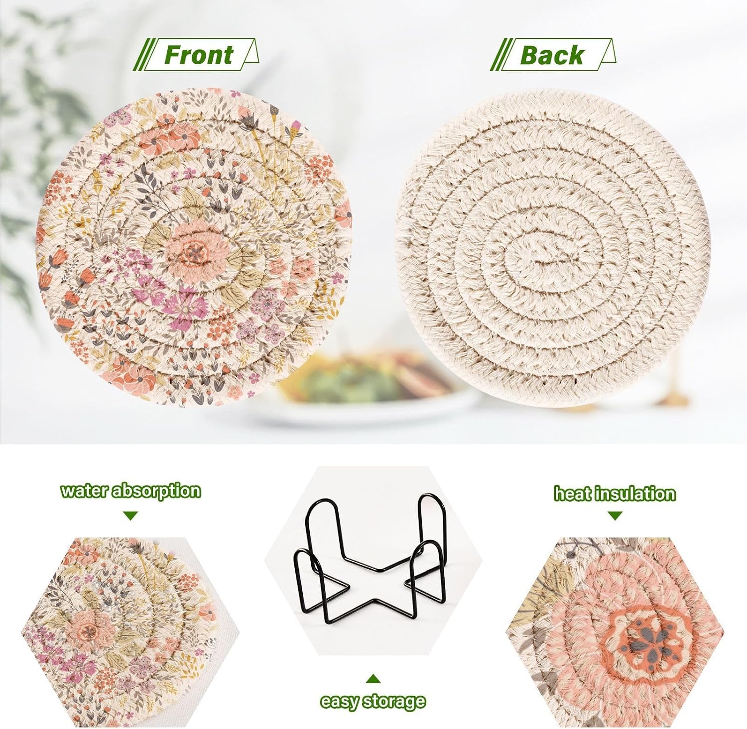 Holder for Wooden Table Living Room Decor