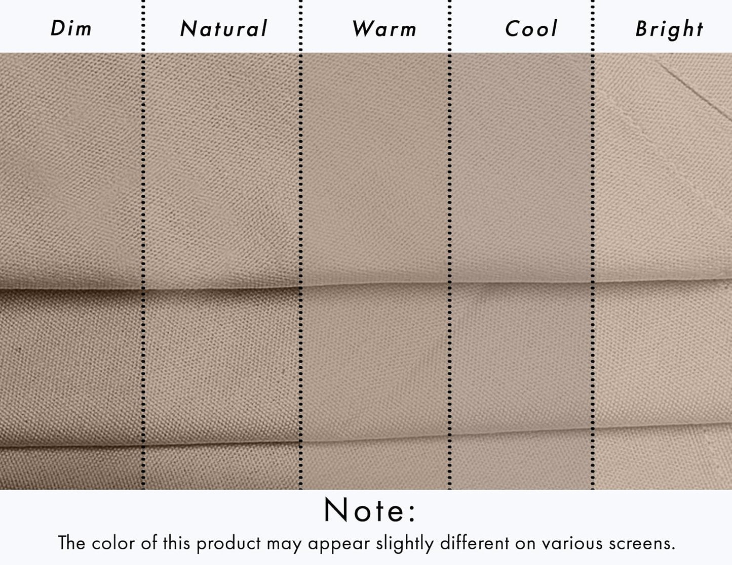 Ruvanti Cloth Napkins Set of 12, 100% Cotton 18”x18” - Light Taupe | Washable, Soft, Durable & Absorbent Everyday