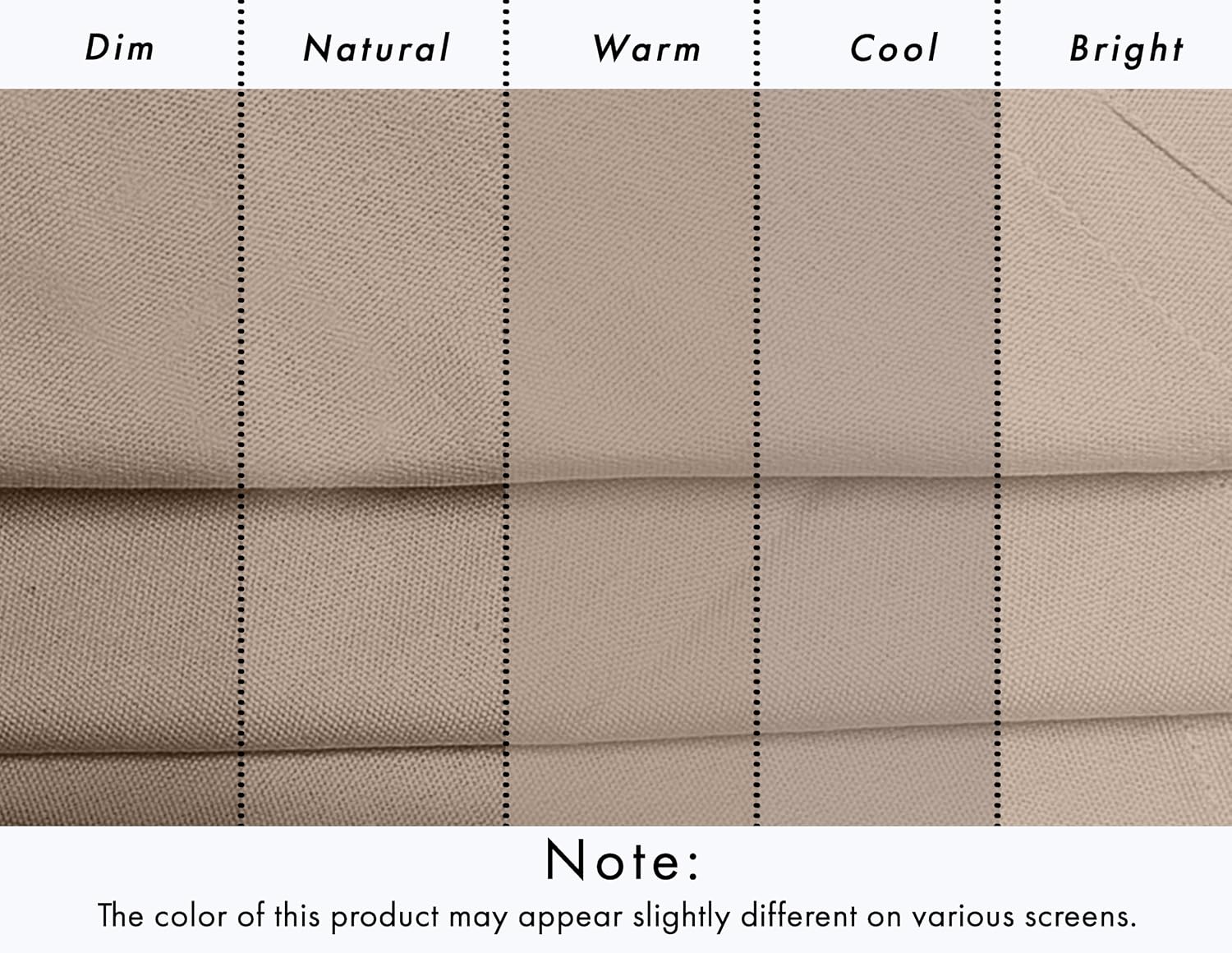 Ruvanti Cloth Napkins Set of 12, 100% Cotton 18”x18” - Light Taupe | Washable, Soft, Durable & Absorbent Everyday