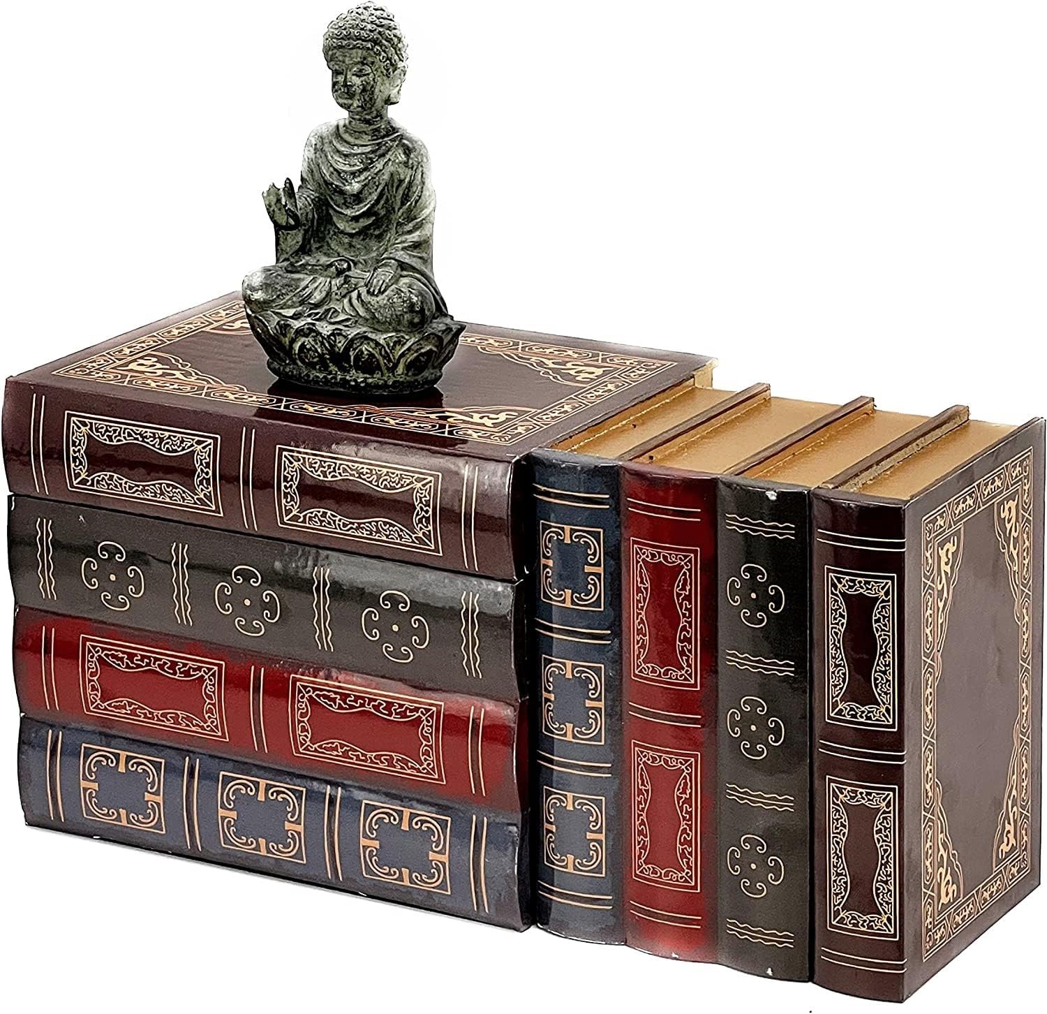 Vintage Wooden Bookends / Antique / Set of 2