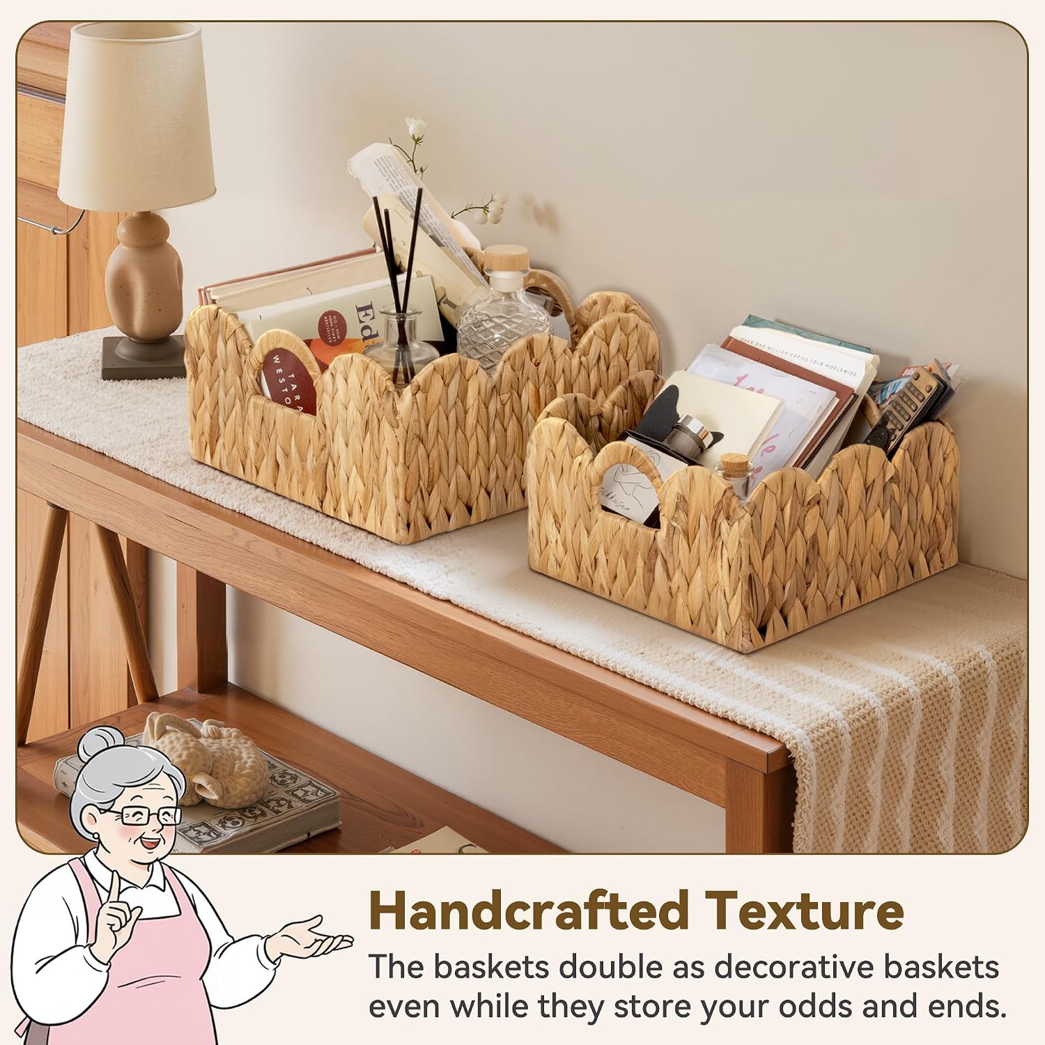 Wicker Storage Basket / Natural