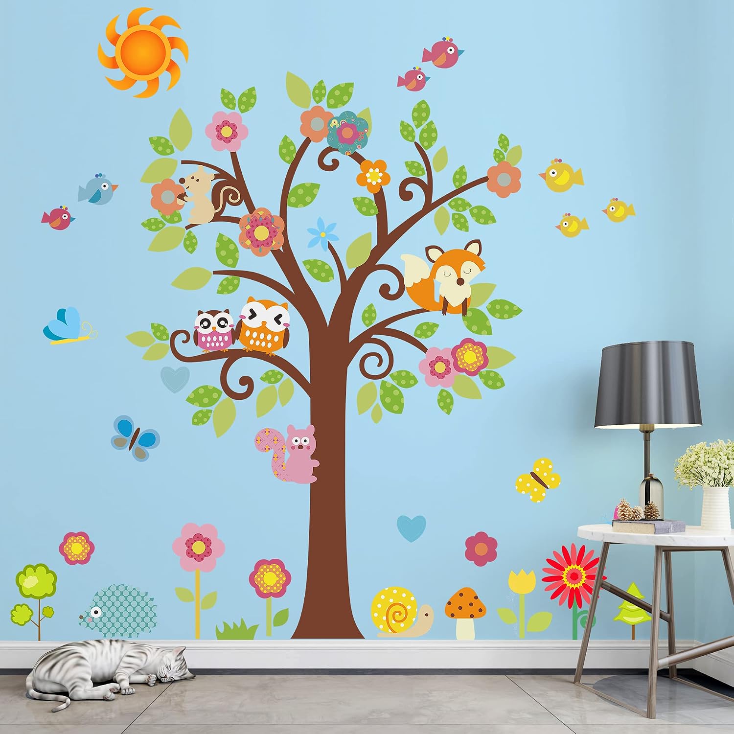Flower Wall Decals DIY Vinyl Home Wall / B