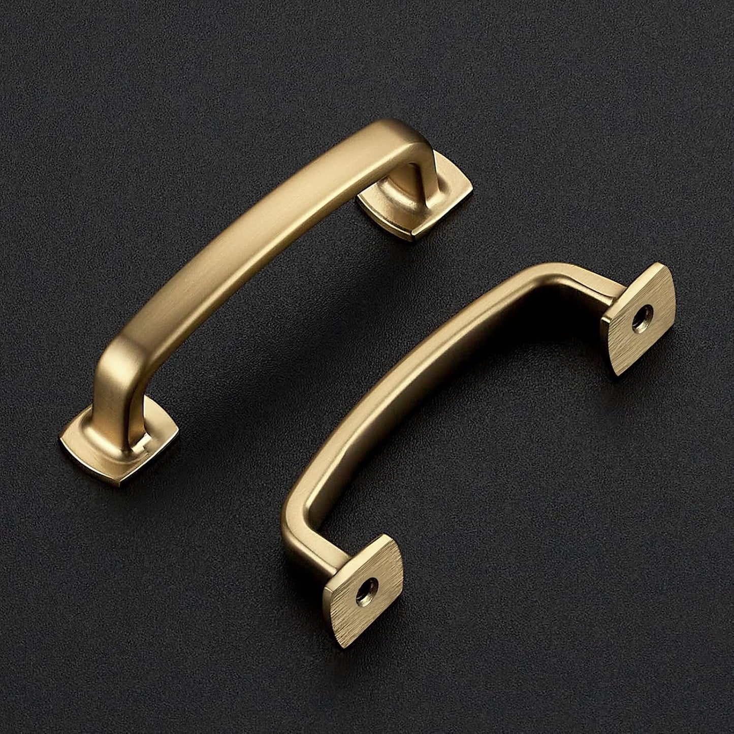 Cabinet Handles Arch Cabinet Pulls / 3" Hole Center / Champagne Bronze / 3 Inch / Set of 3