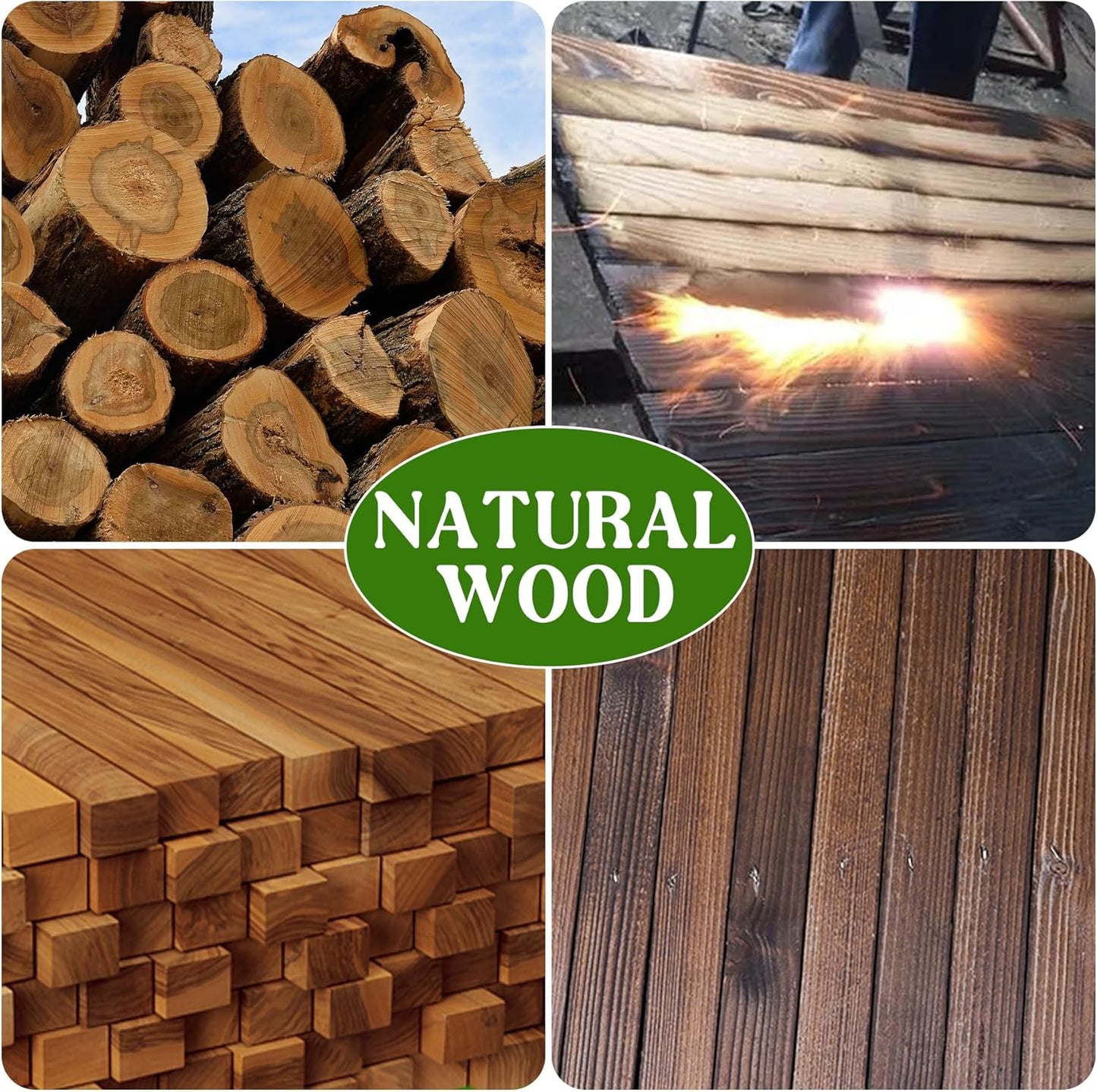 Wood Lattice Fence Panels for Outside 13.4"x78.8" Expandable Natural Wooden Wall Trellis Board Decorative Lattice