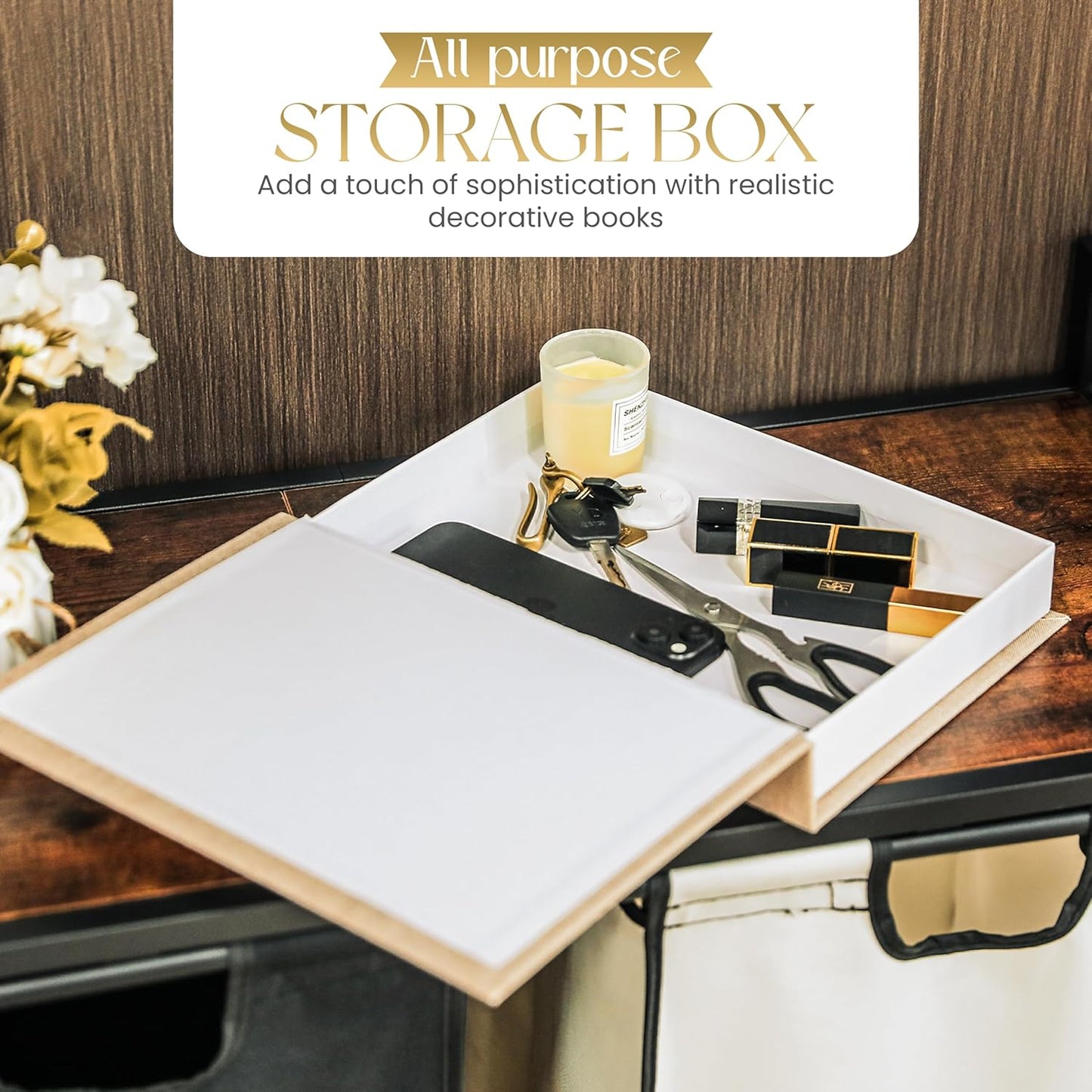 Faux Books / Antique Decorative Linen Books