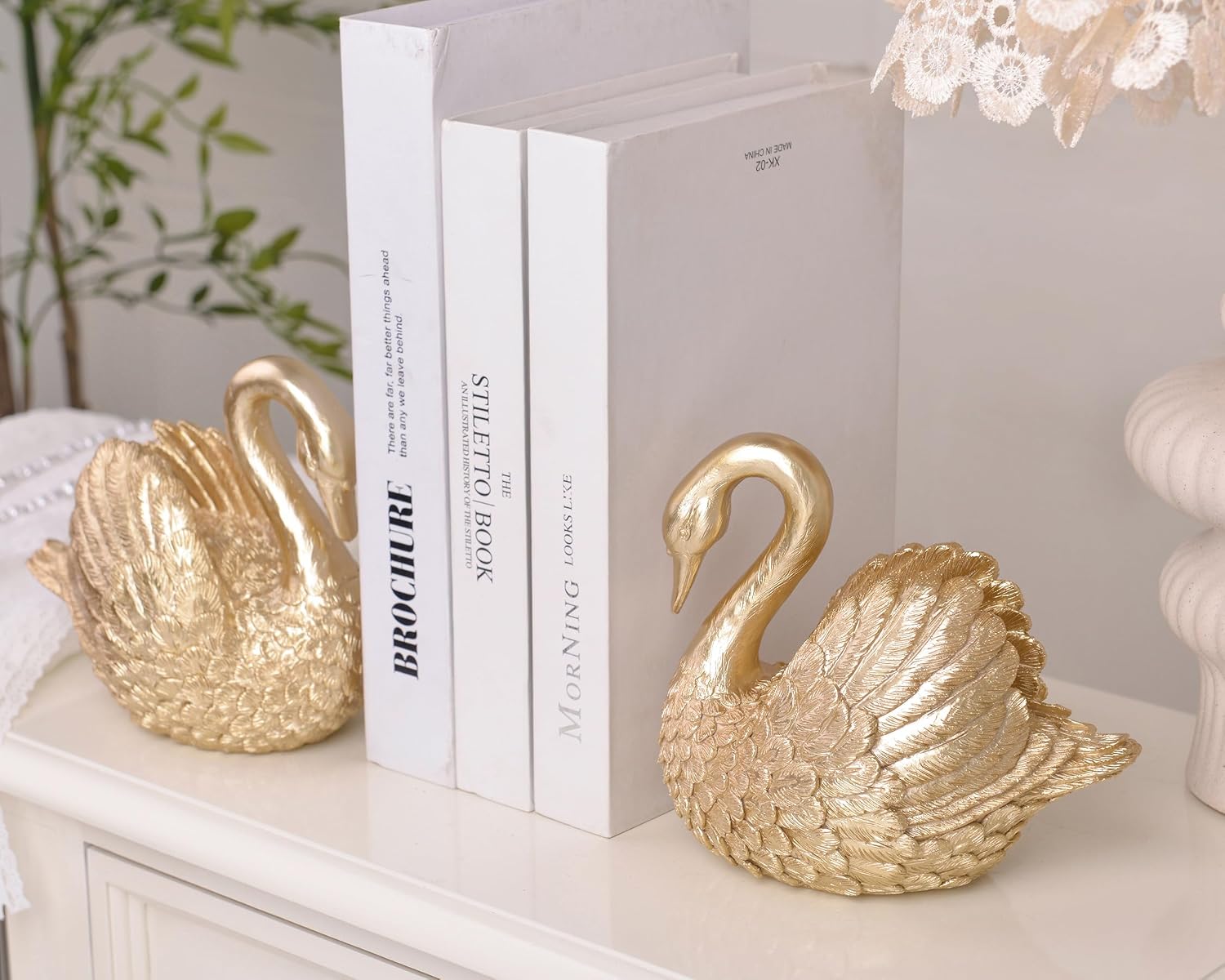 Resin Book Ends / Gold