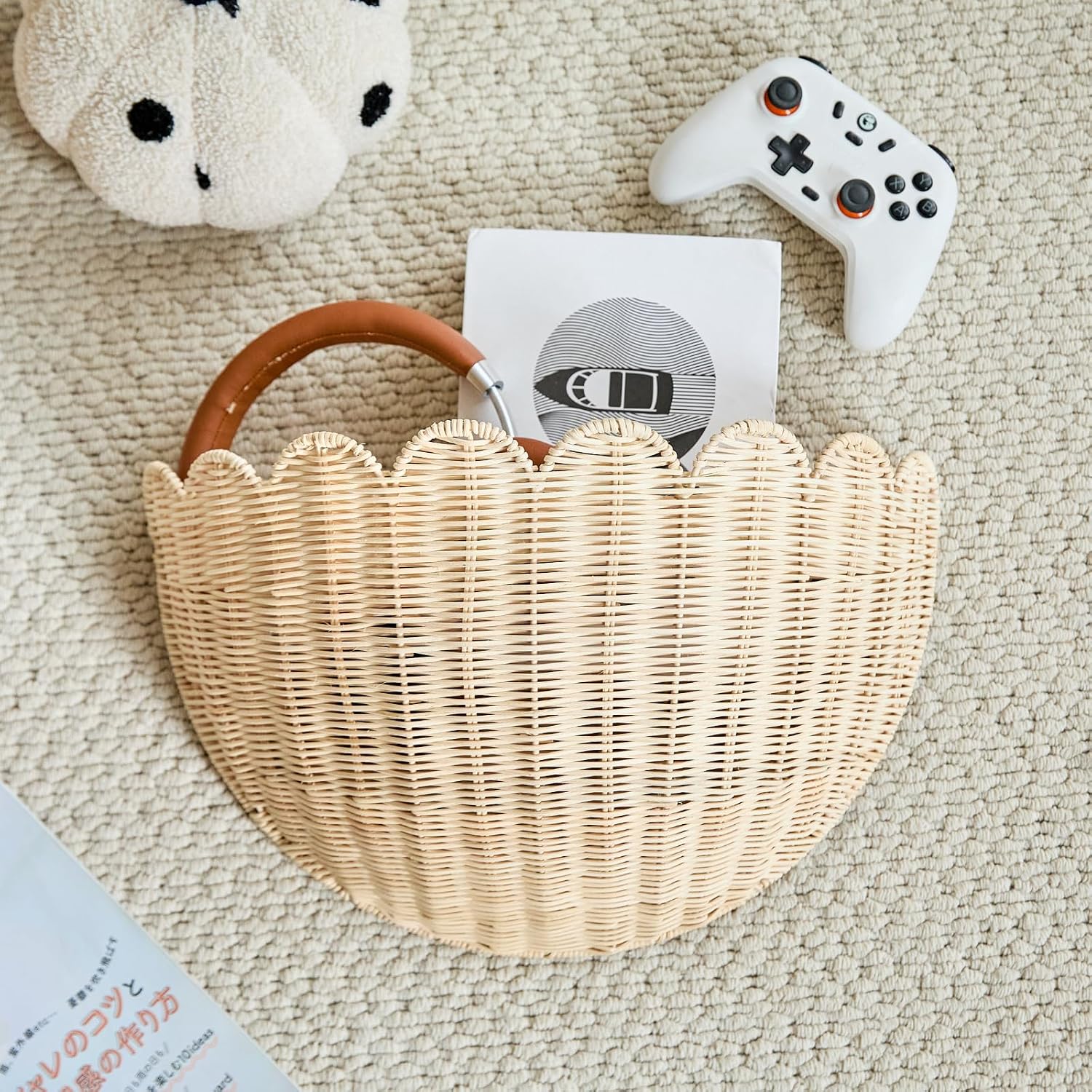 Scalloped Wall Hanging Shelves / Large+middle / Natural
