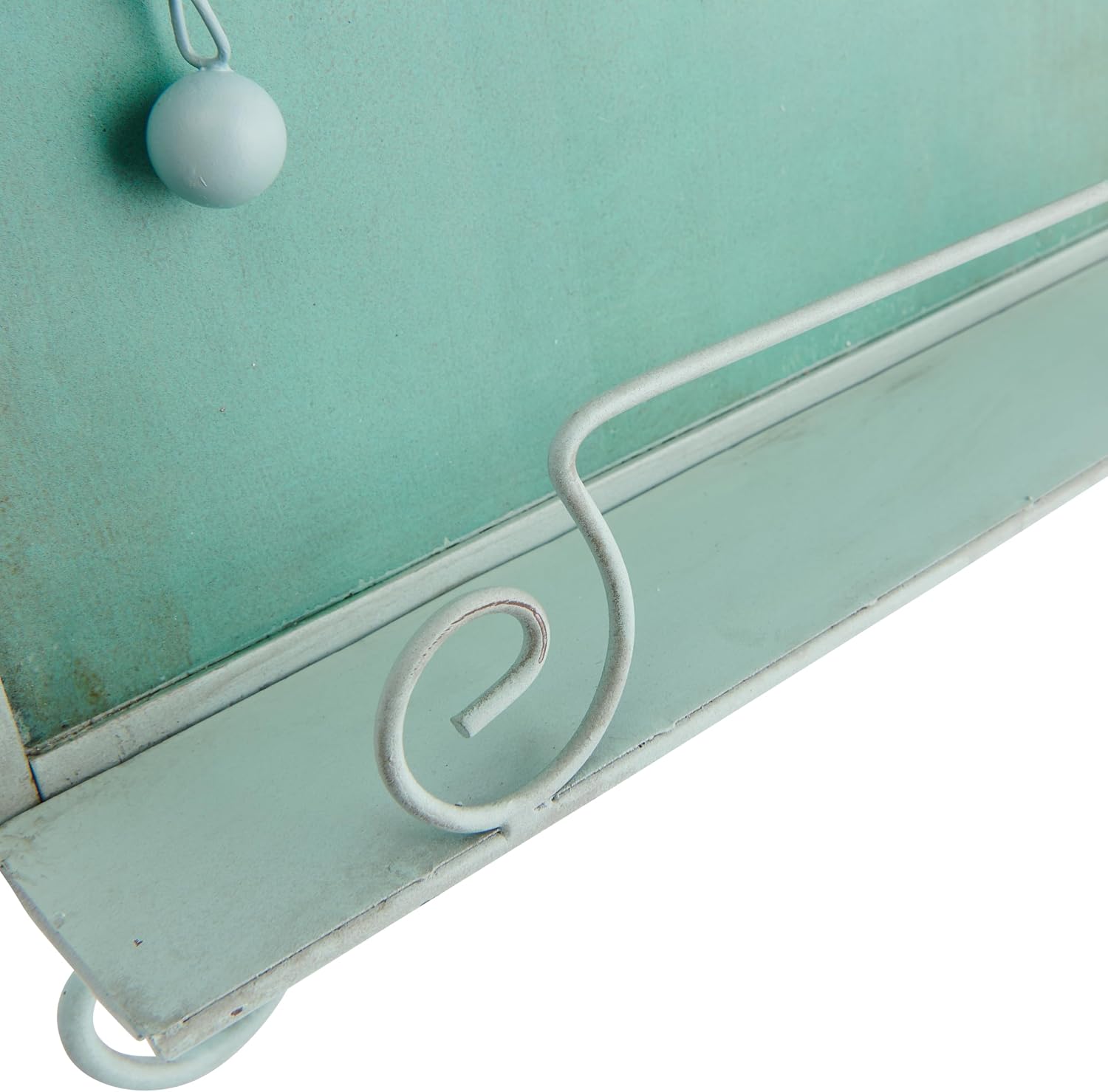 Creative Co-Op Metal Cookbook Holder, Blue
