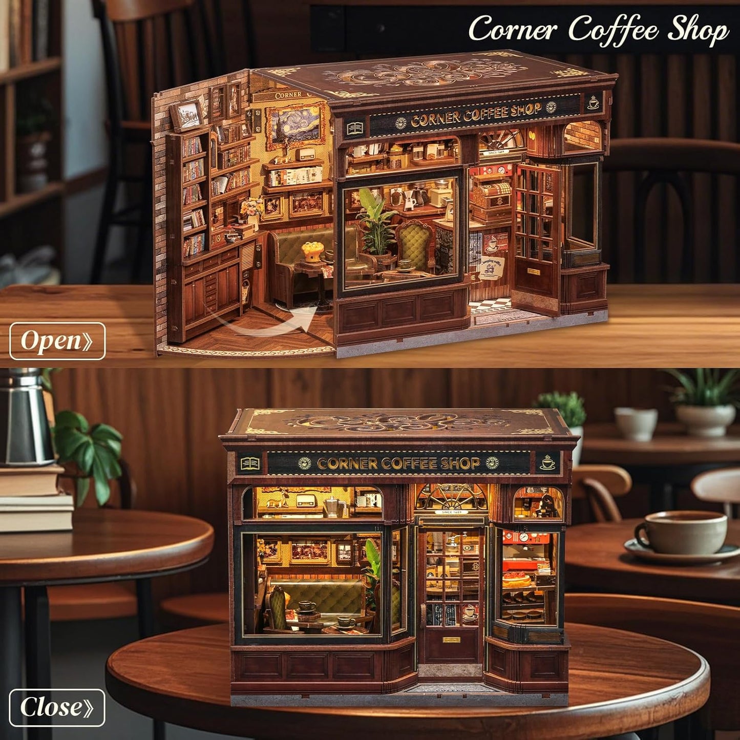 Book Nook Kit / Corner Coffee Shop