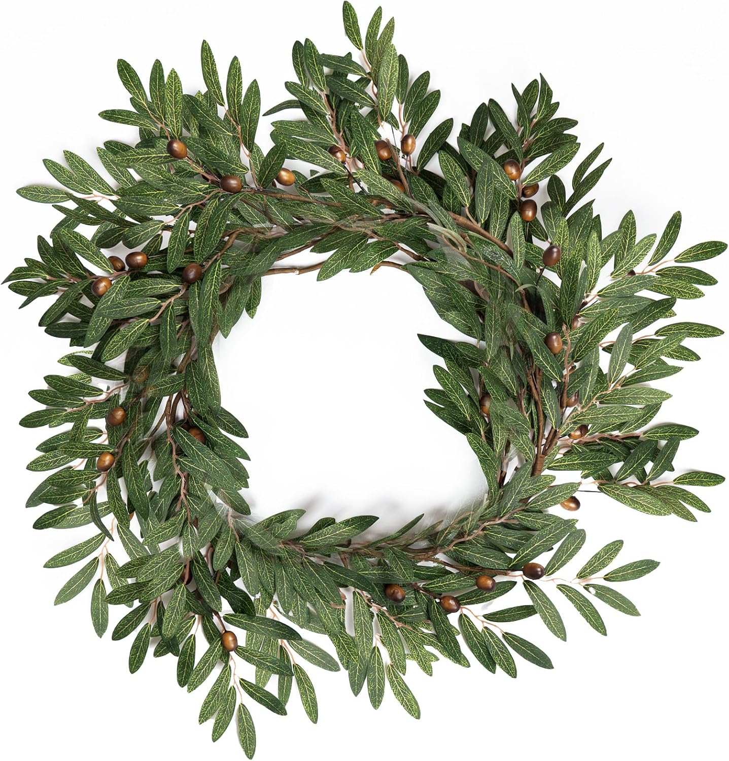 Mediterranean Flowers / 6 Olive Branches / 24"/61 Cm / Set of 6