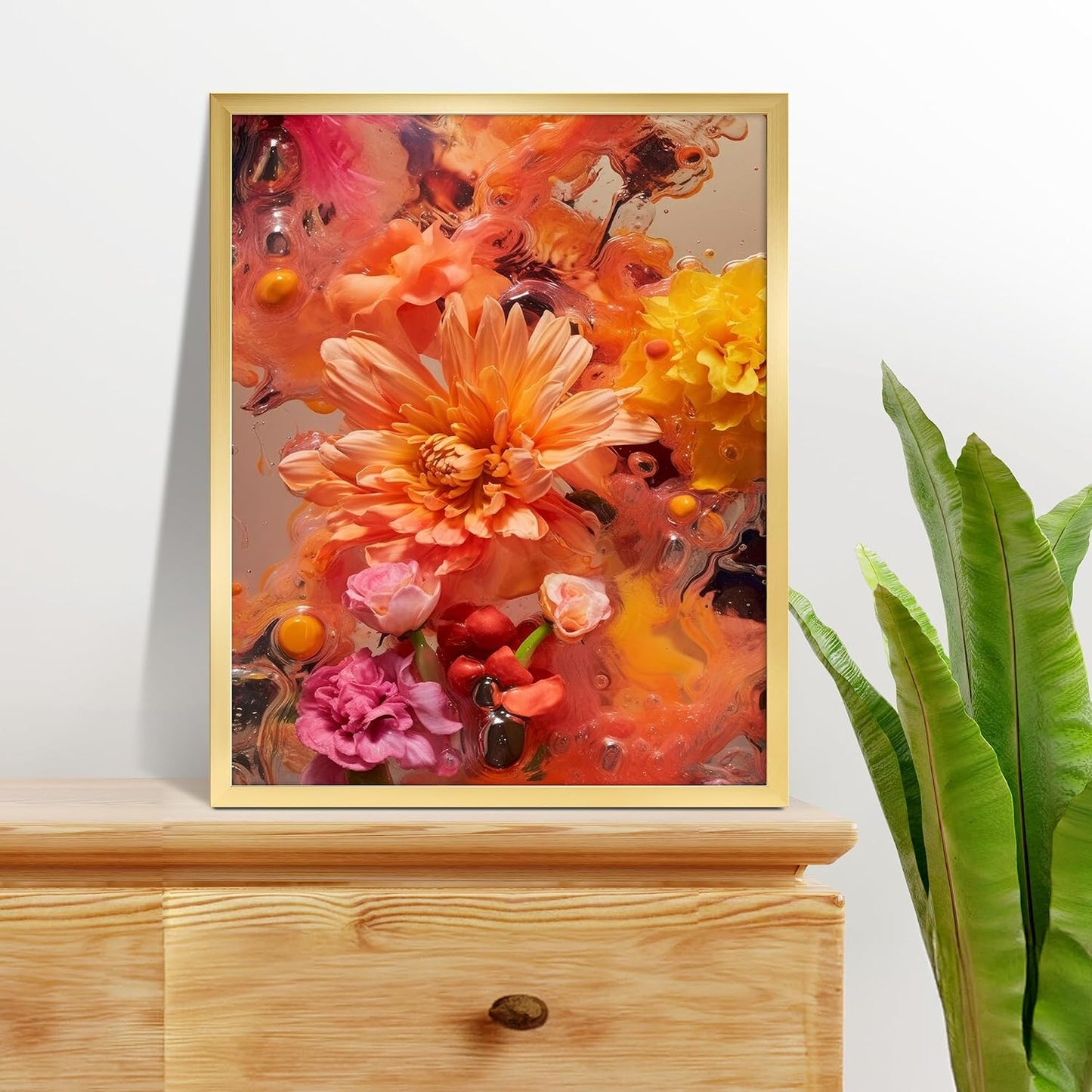 Giftgarden 16x20 Picture Frame Gold, 16 by 20 Thin Poster Photo Frame for Wall Display, Single