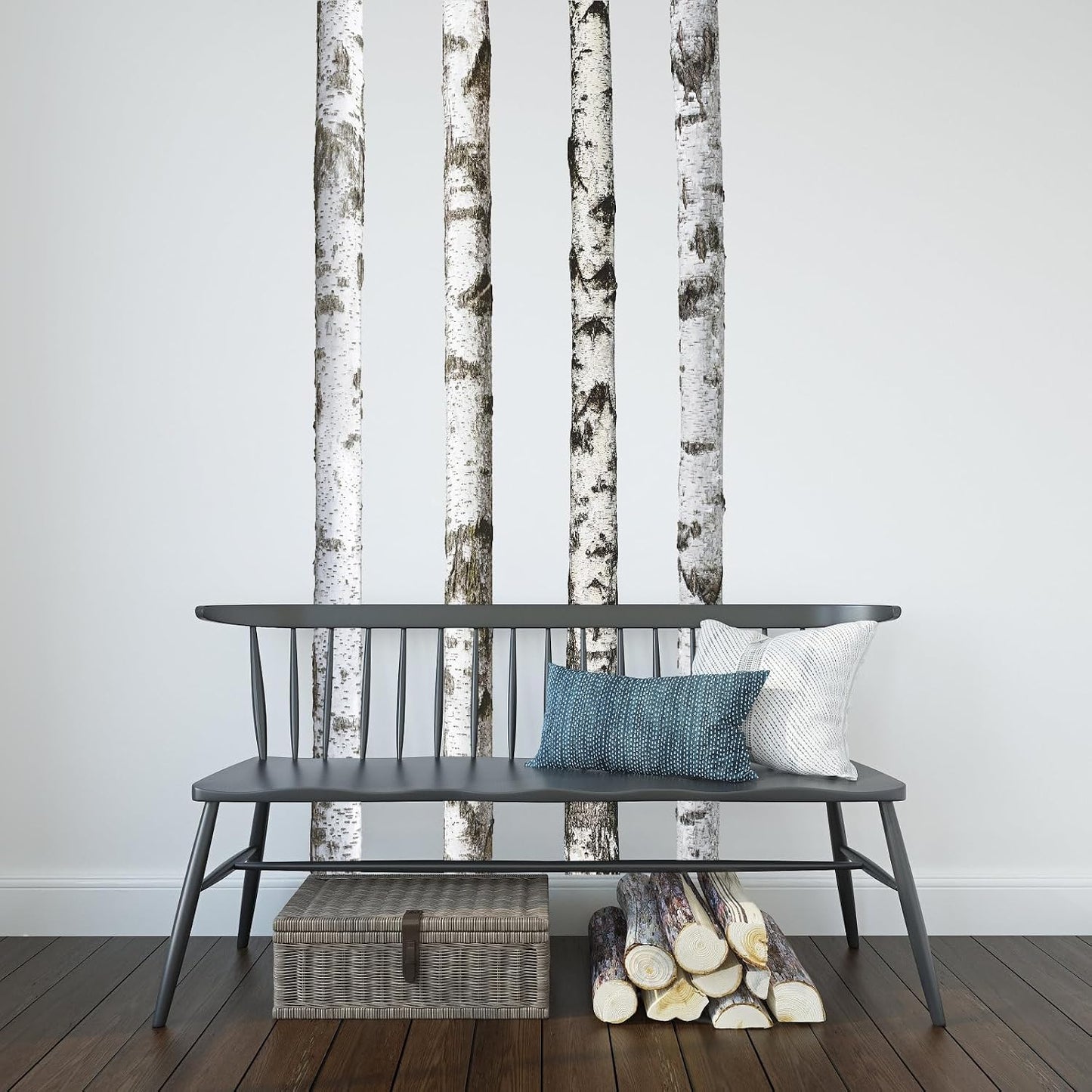 Large Wall Decal Nature Tree Wall Stickers Peel and Stick Large Tree Wall Decals Forest / Birch Tree