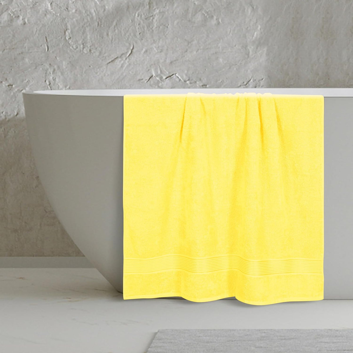 Cotton 2 Pack Oversized Bath Sheet 35x70, Large Bath Sheet, Ultra Soft, Absorbent, Compact, Eco-Friendly, Recyclable
