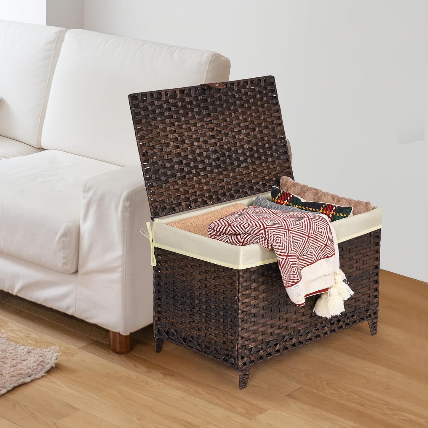 Rattan Shelf Basket / 160L / Brown