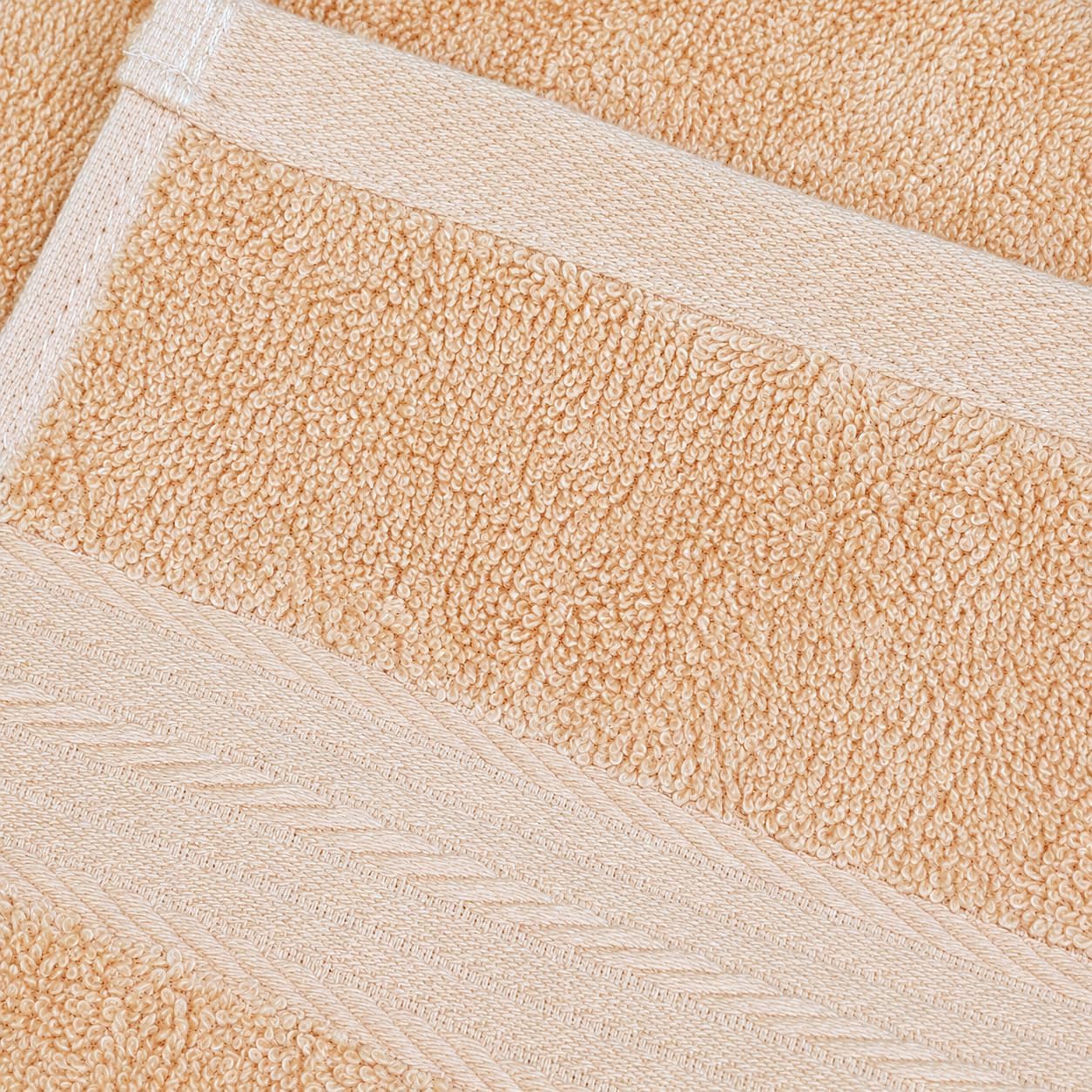 Hand Towel 18 X 28 Inch Pack of 4, 600 GSM, 100% Cotton, Oeko Tex Certified, Beige