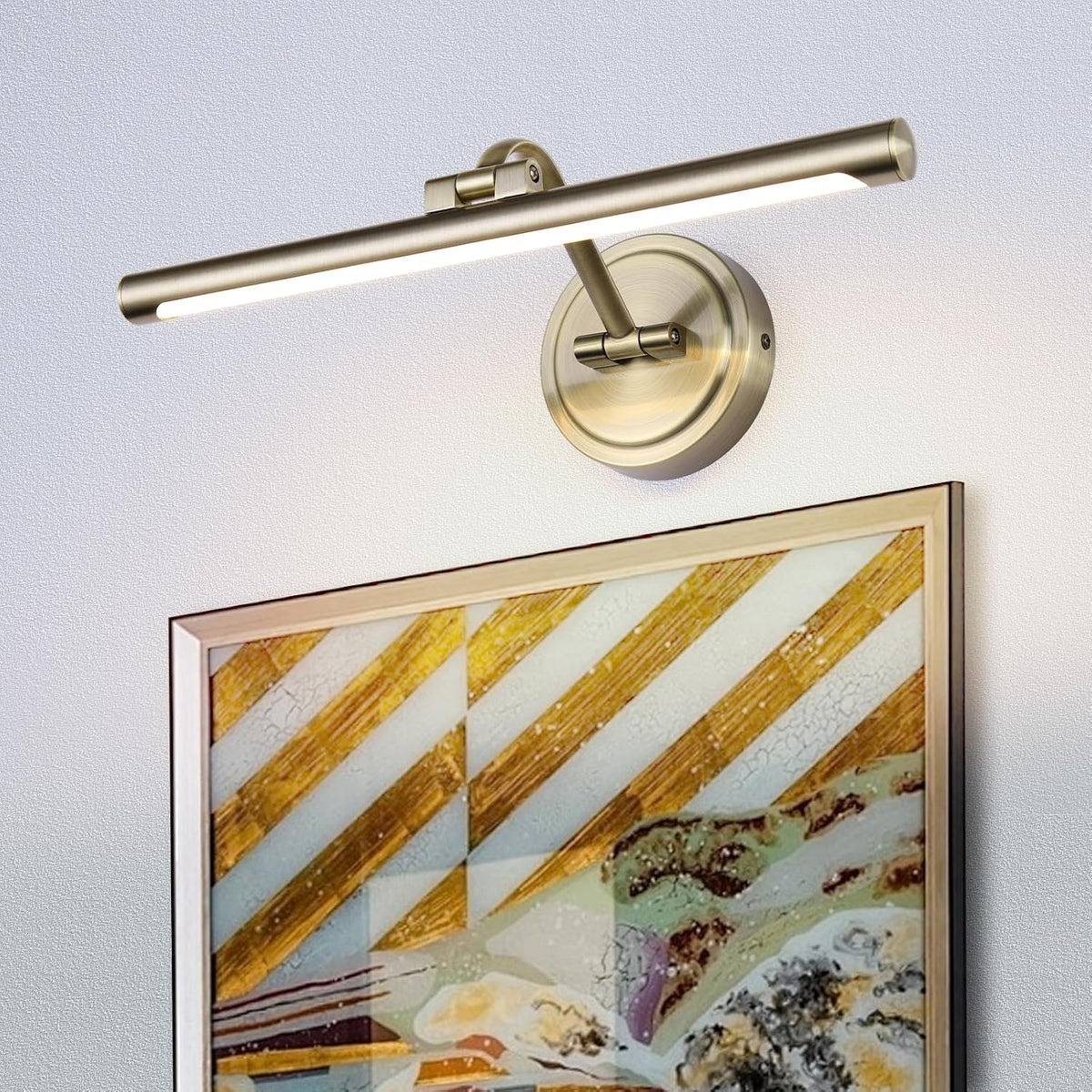 Modern Dimmable Picture Lights for Wall 15.7" Hard-Wired LED Picture Frame Lights for Paintings Gallery Light with