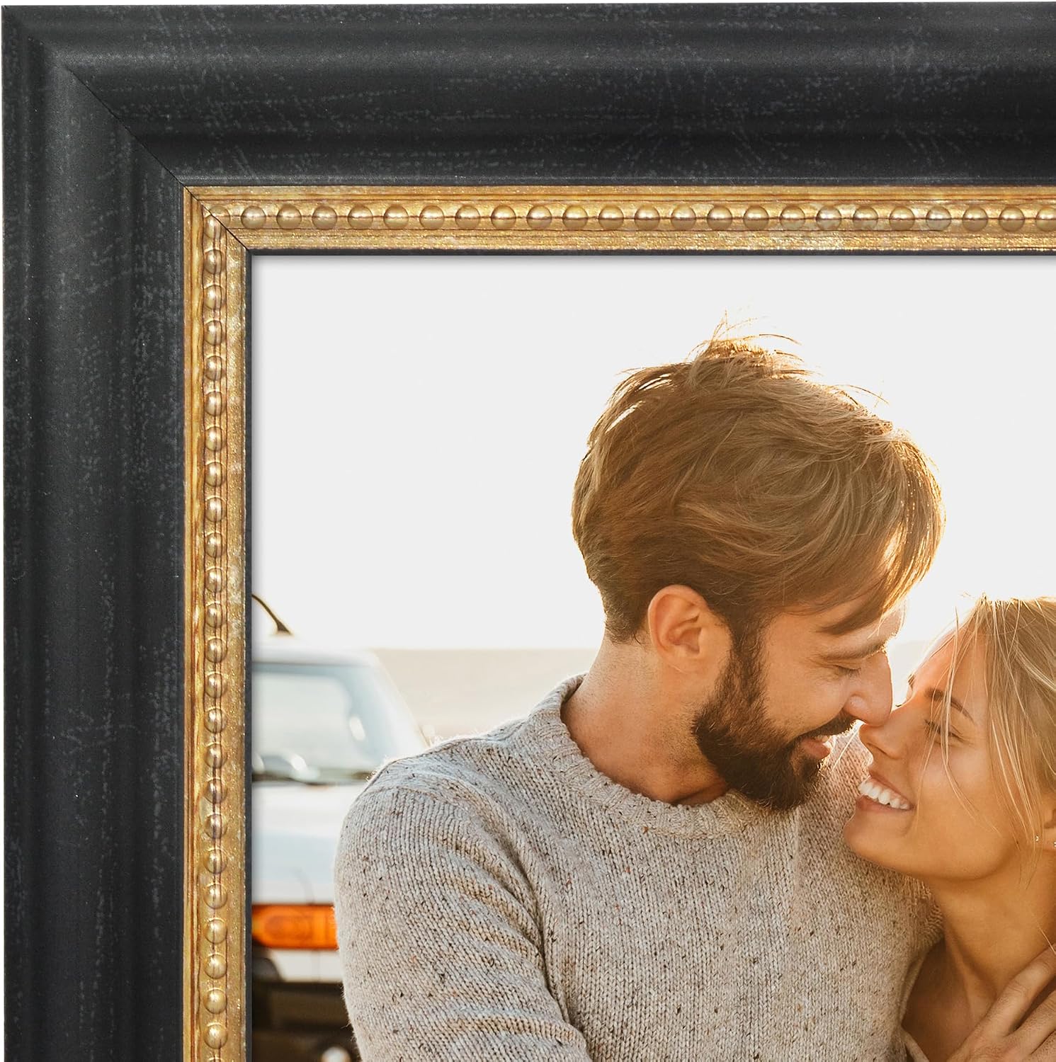 Vintage Frames / Picture Frame / Vintage Frame / 4 x 6 / Black Gold