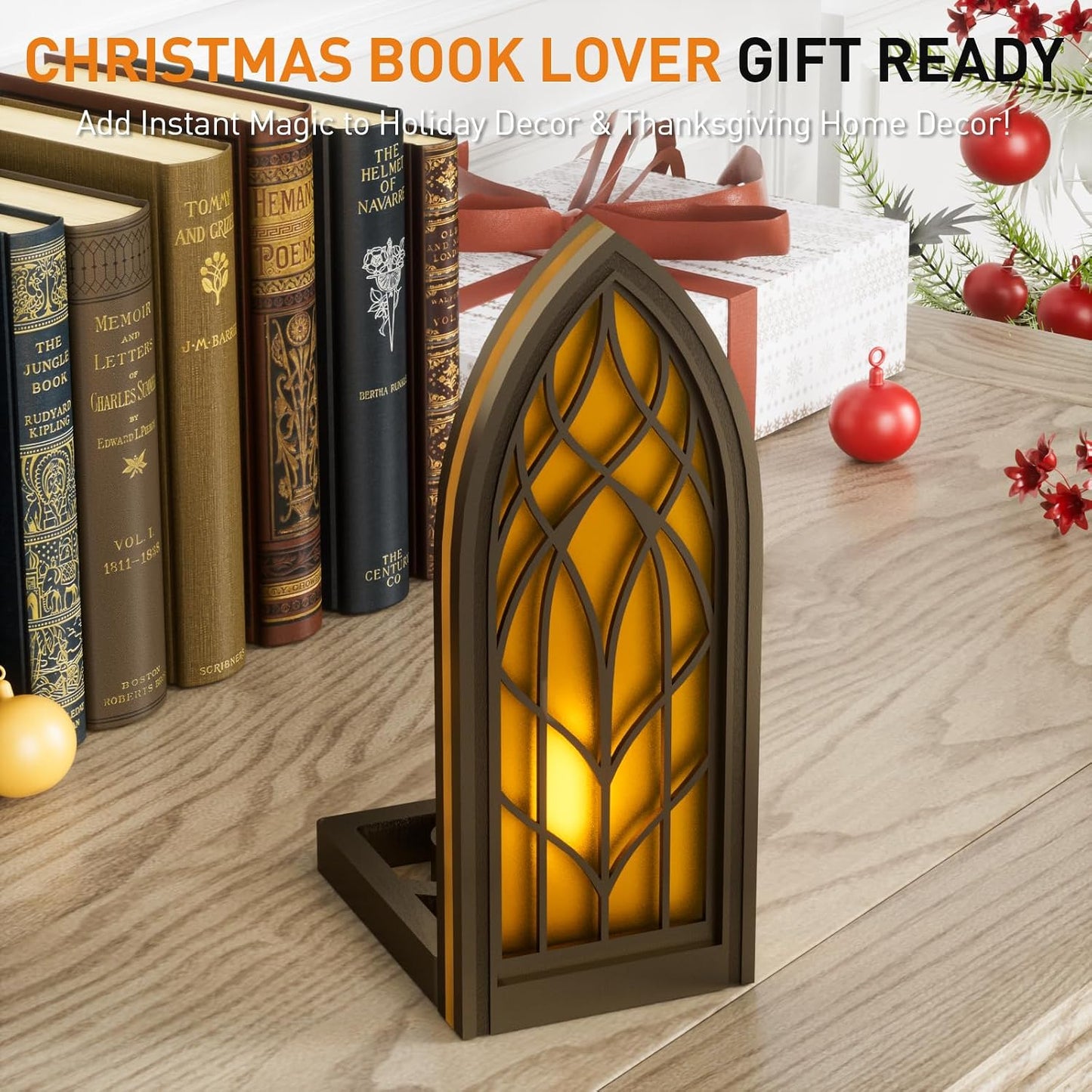 Solid Wood Fantasy Book Nook Shelf Insert
