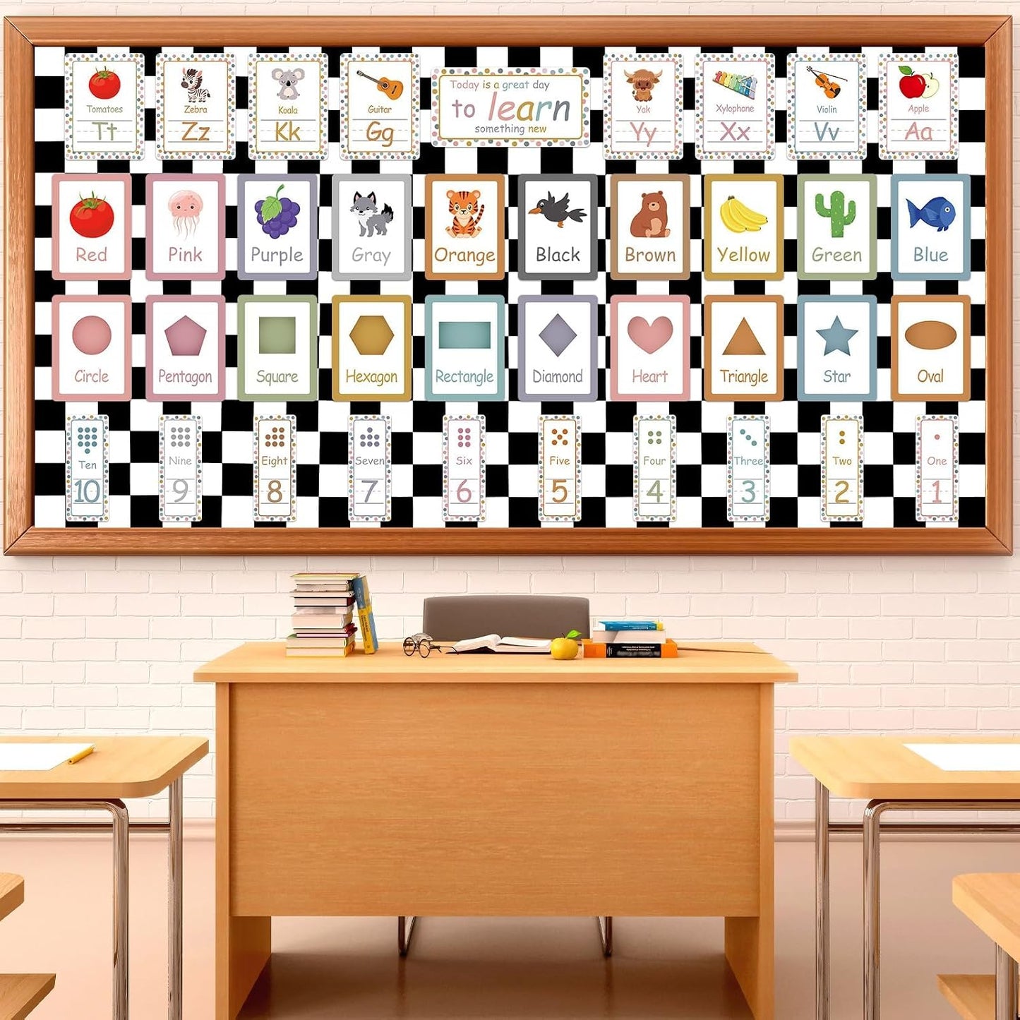 Black White Checkered Bulletin Board Paper Roll Black Plaid Bulletin Board / Black Checkered