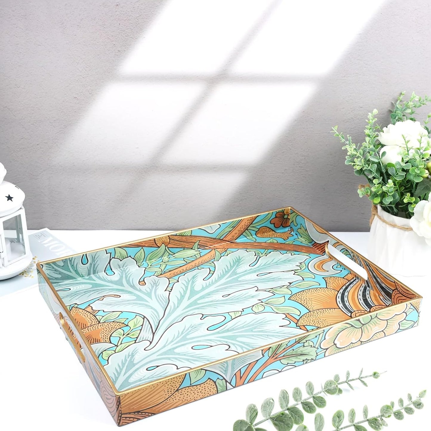 Serving Tray / Plastic Decorative Tray / Multi E