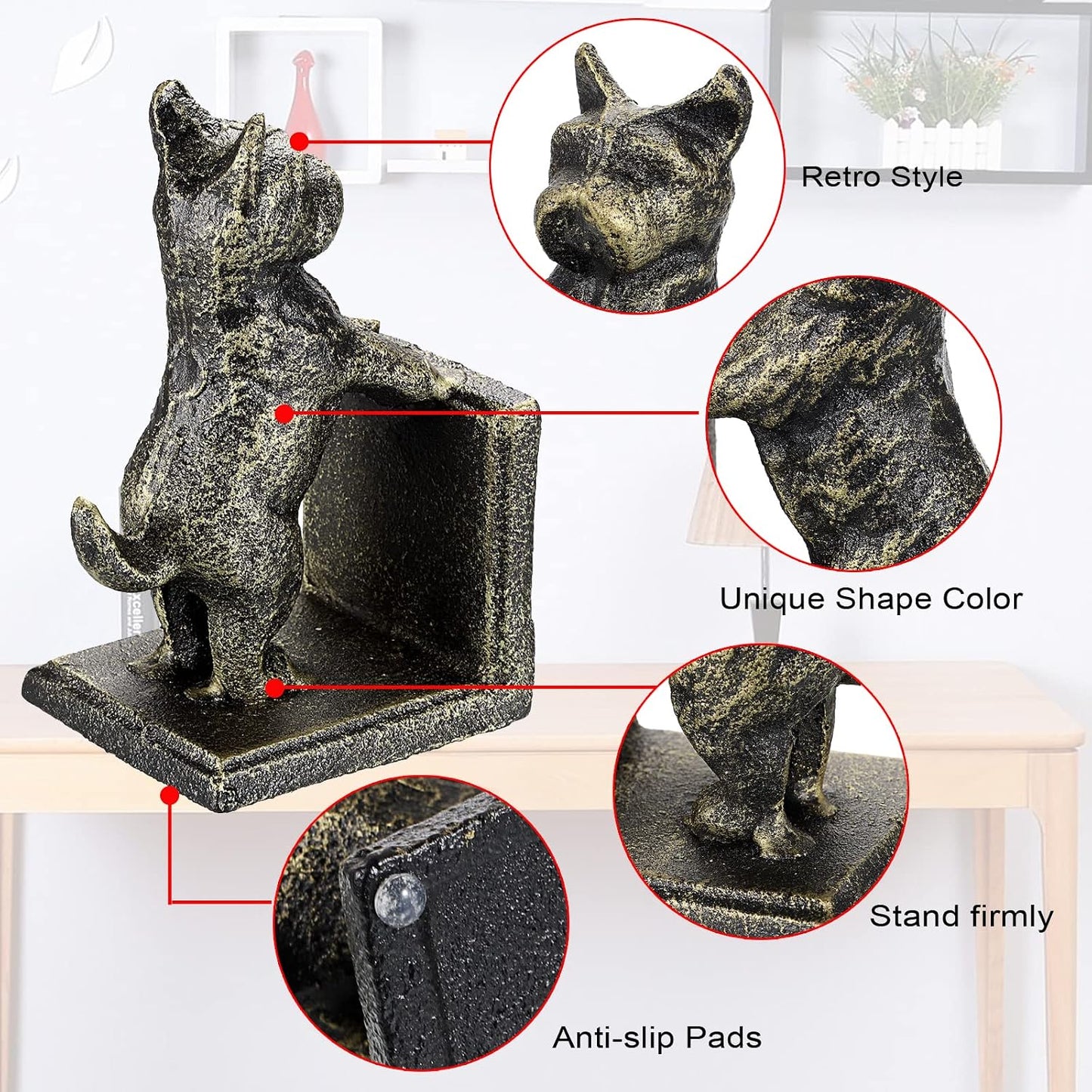 Heavy Duty Book / Dog Shape / Set of 2