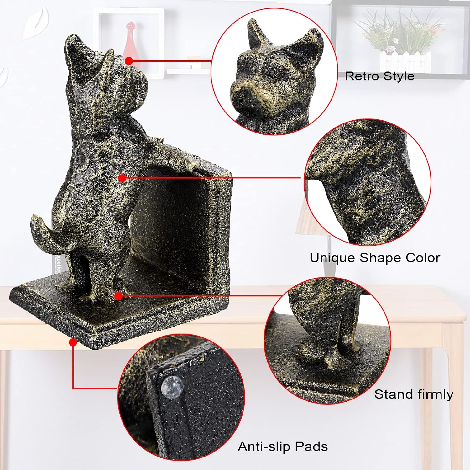 Heavy Duty Book / Dog Shape / Set of 2