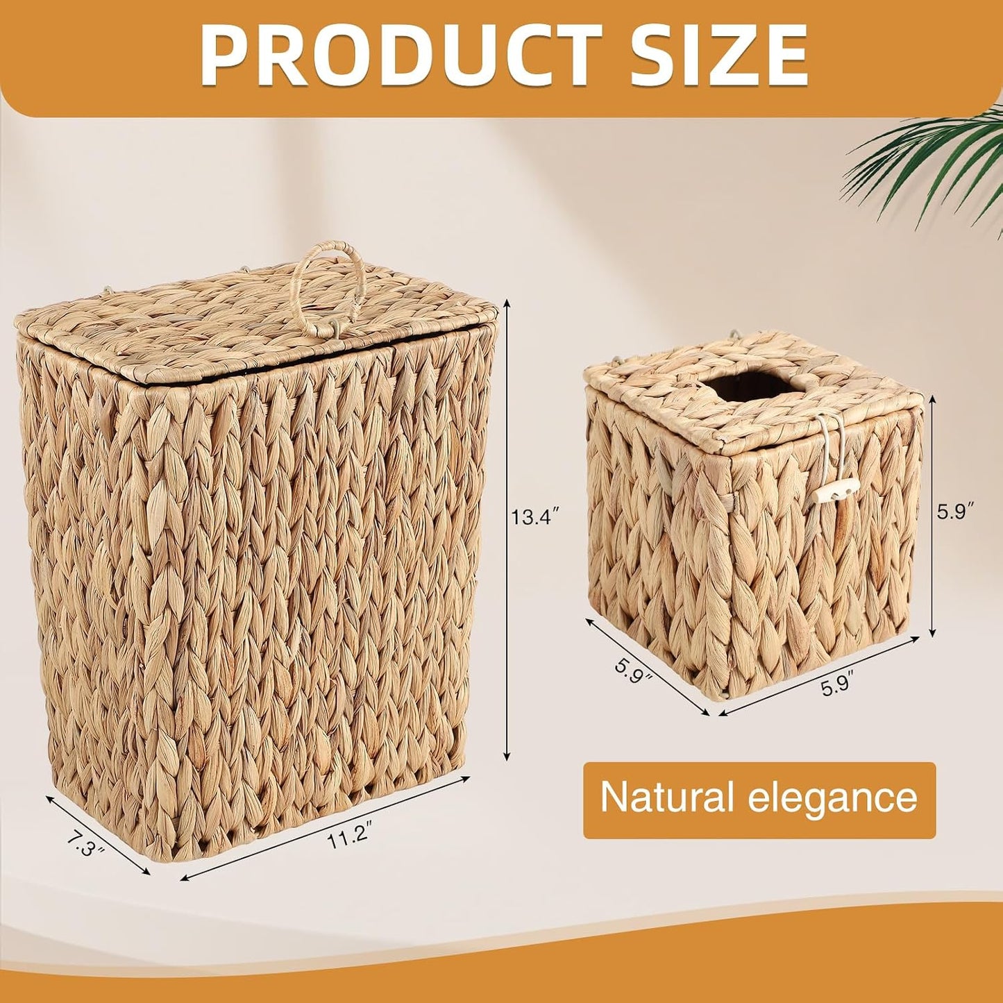 Lid and Tissue Box Holder / Rectangular