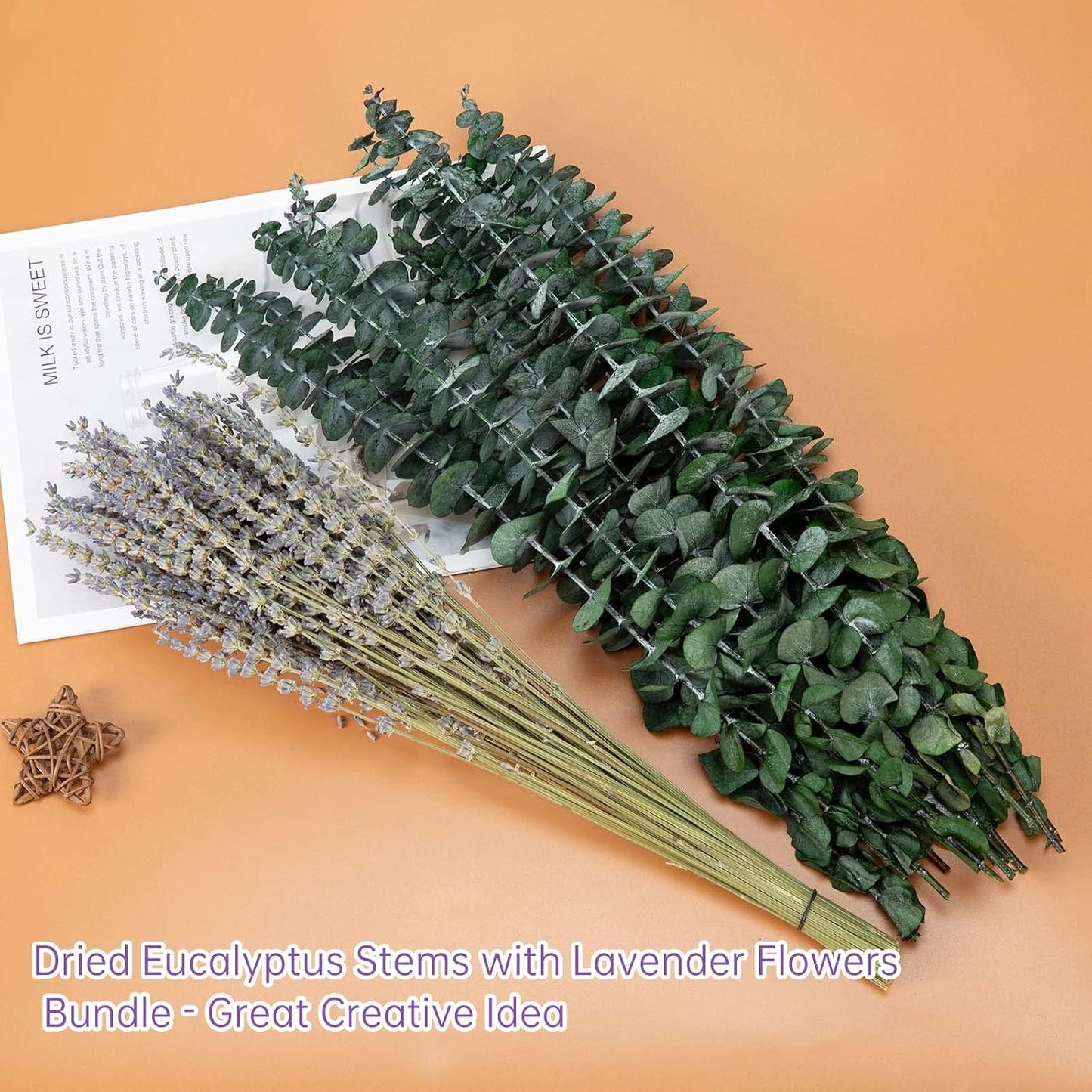 Lavender Flowers Bundle for Shower / Natural / Set of 115