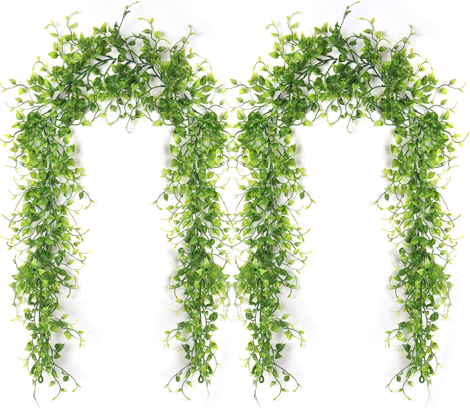 Artificial Vines Ivy Garland / Green / 6 Inch / Set of 2