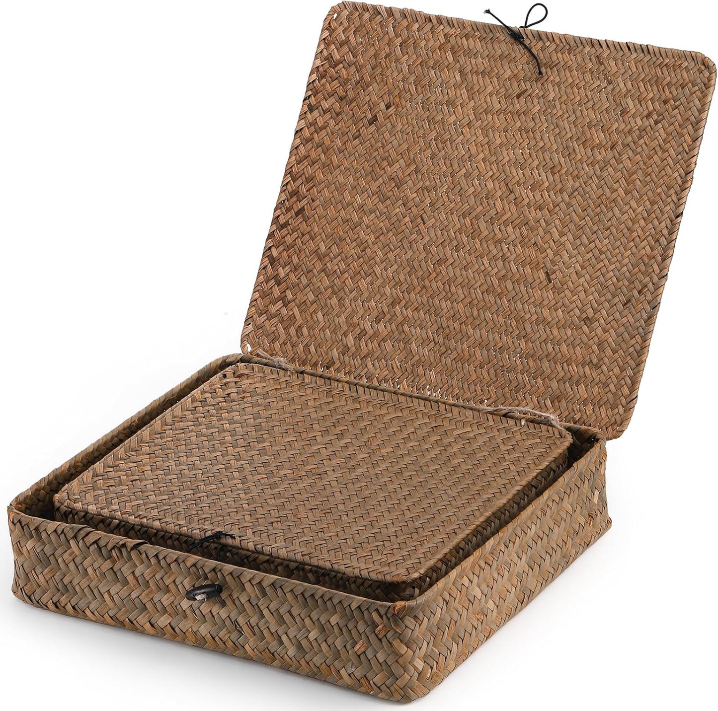 Handmade Seagrass Basket Set / Natural / Set of 2