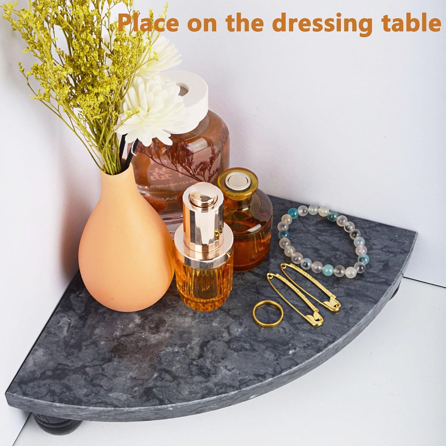 Decorative Pedestal Stand / Black-s