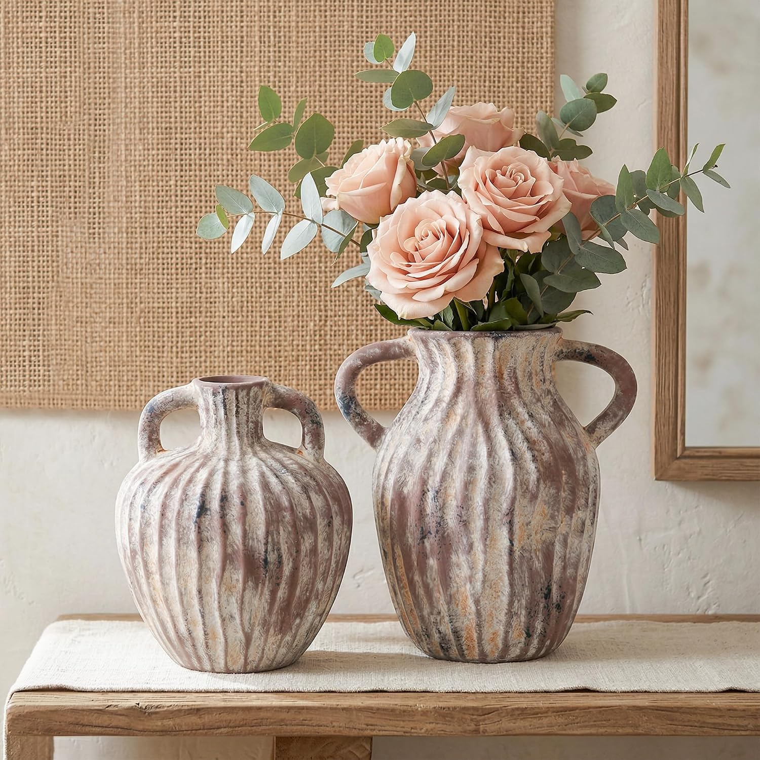 Ceramic Vases / Terra / Set of 2