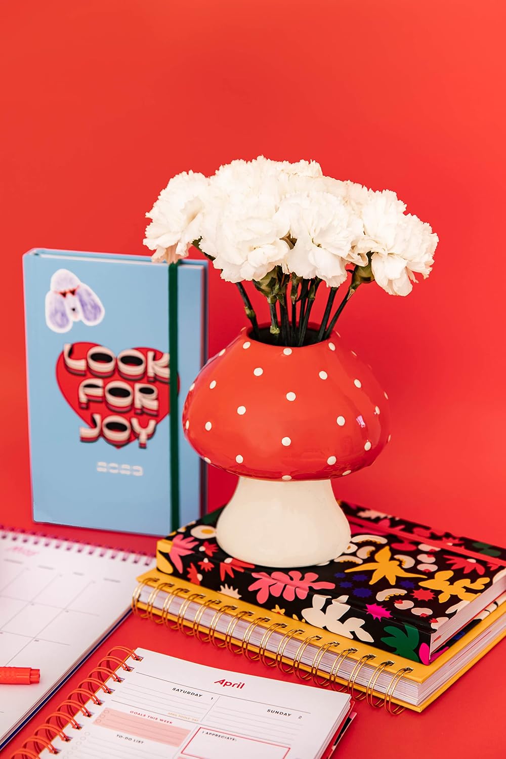 Unique Ceramic Vase / Trendy Flower Vase