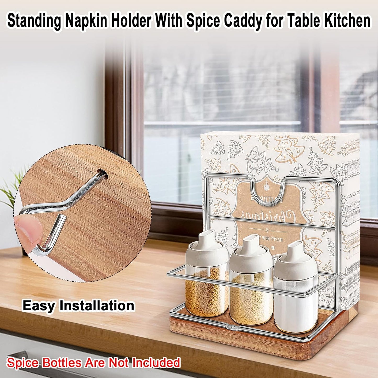 Napkin Holder / Metal Napkin Storage