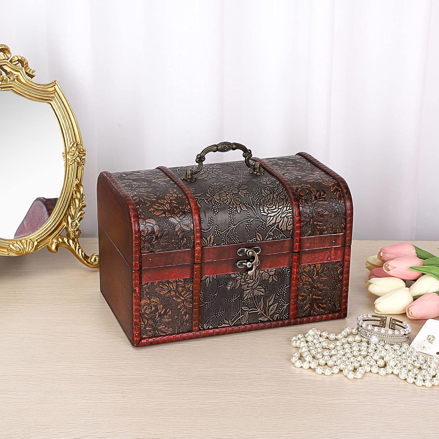 Vintage Treasure Chest / Large