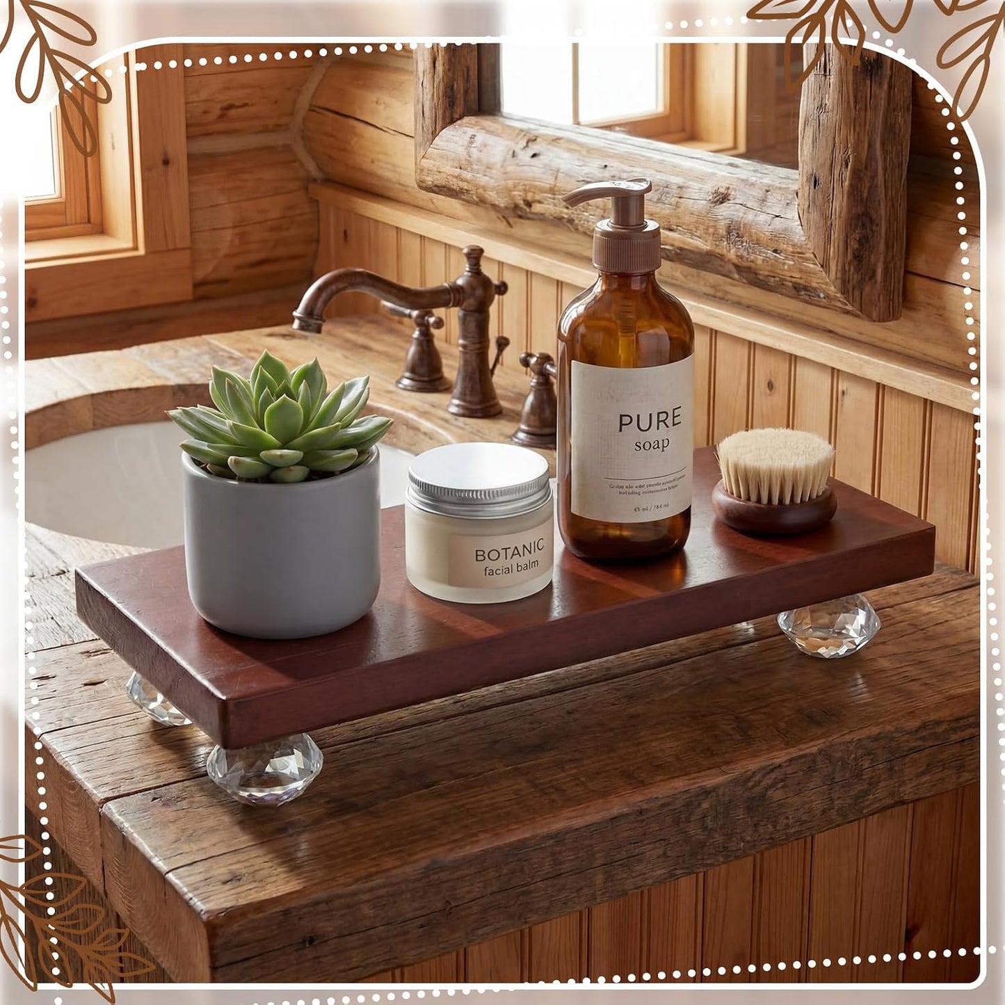 Wooden Pedestal Stand / Wood Risers for Decor Display