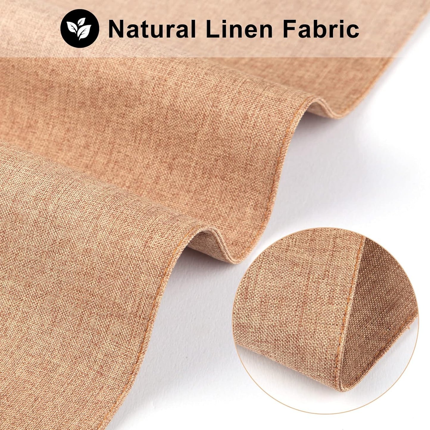 Cloth Placemats Set of 6, Cotton Linen Blend Machine Washable Durable Linen Table Mats, Heat Resistant Placemats