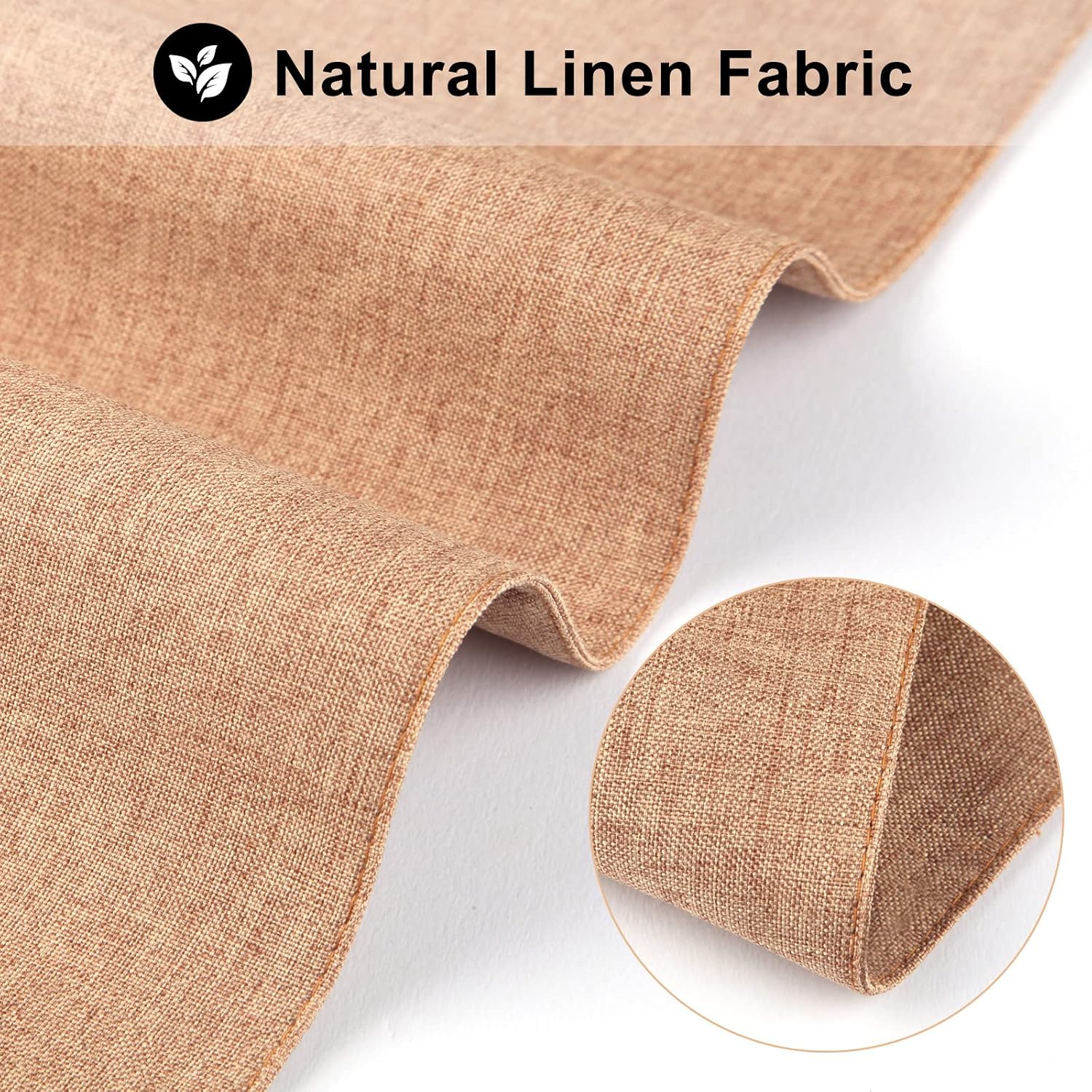 Cloth Placemats Set of 6, Cotton Linen Blend Machine Washable Durable Linen Table Mats, Heat Resistant Placemats