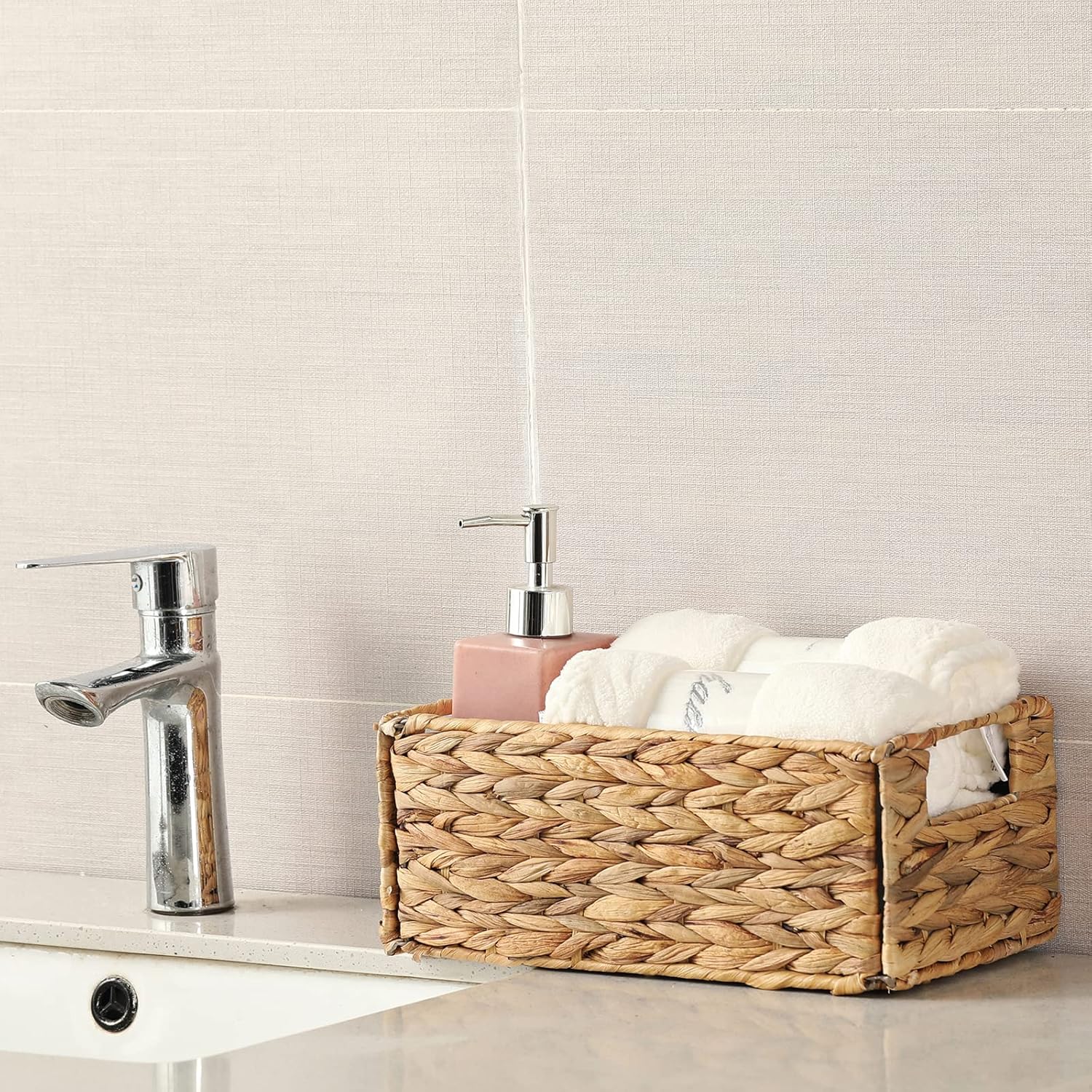 Wicker Storage Basket / Natural / Set of 2
