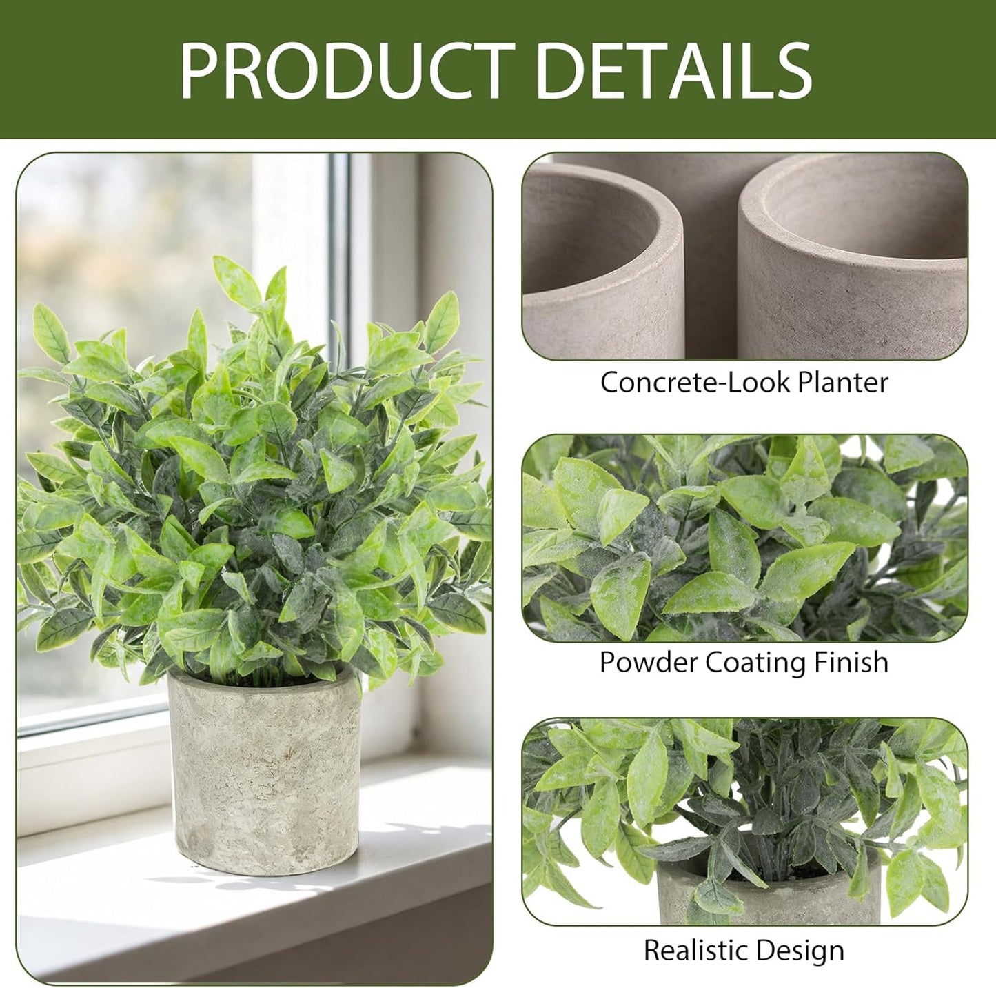Artificial Eucalyptus Plants / Set of 3
