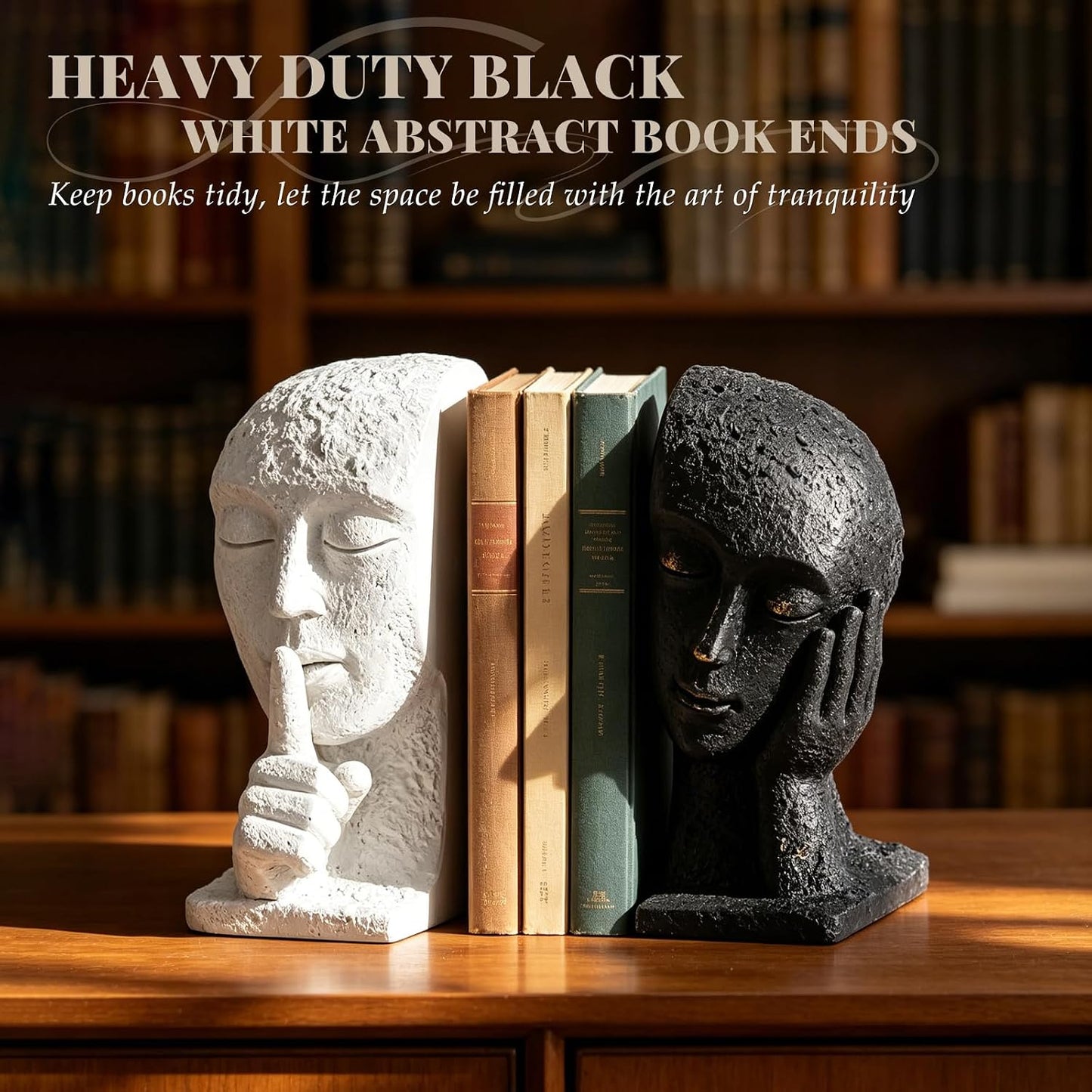 Modern Book Holder / Black & White