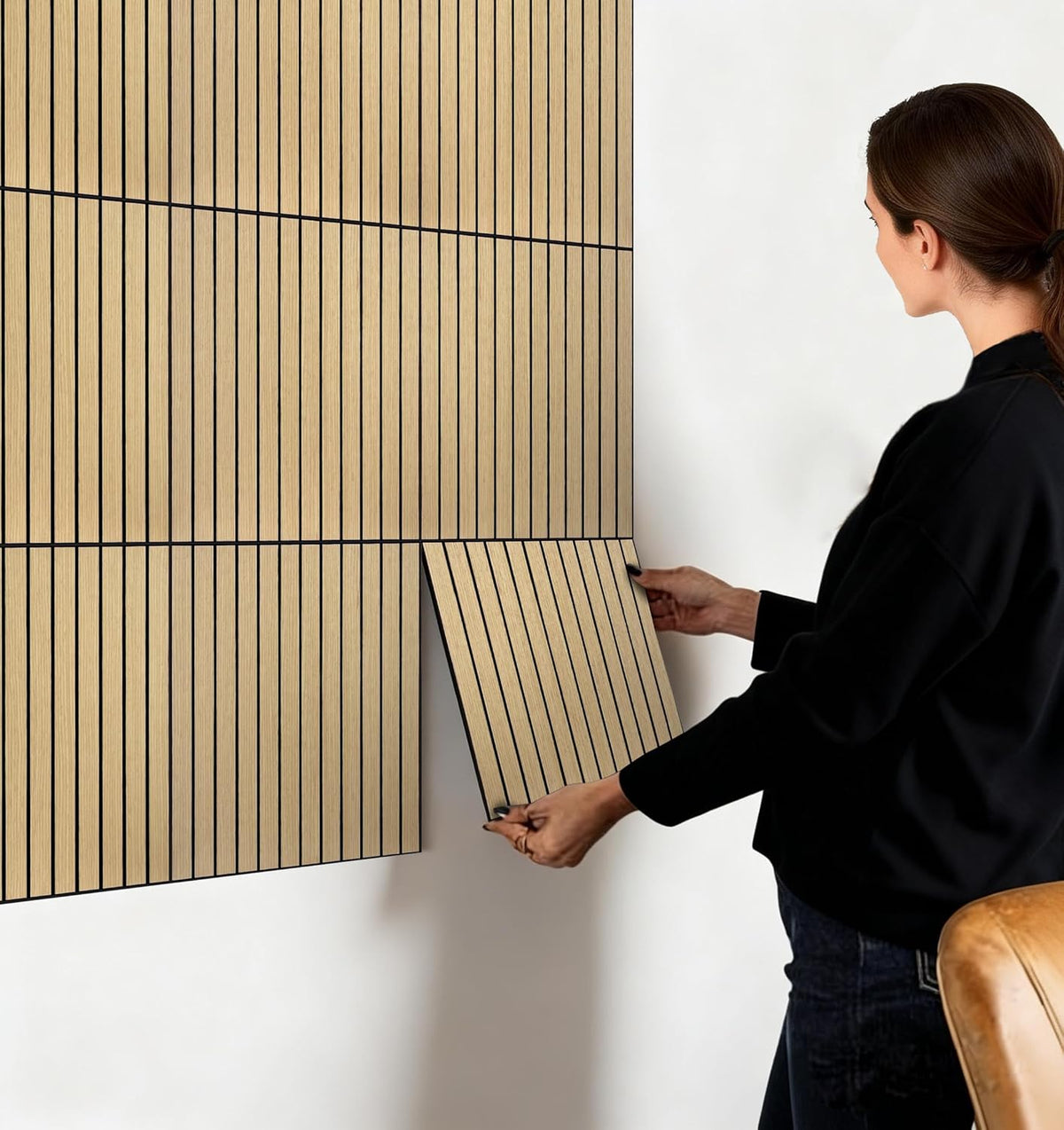 16-Pack Peel and Stick Acoustic Wall Panels, 11.8" x 11.8" PET Soundproof & Noise Cancelling Acoustic Felt