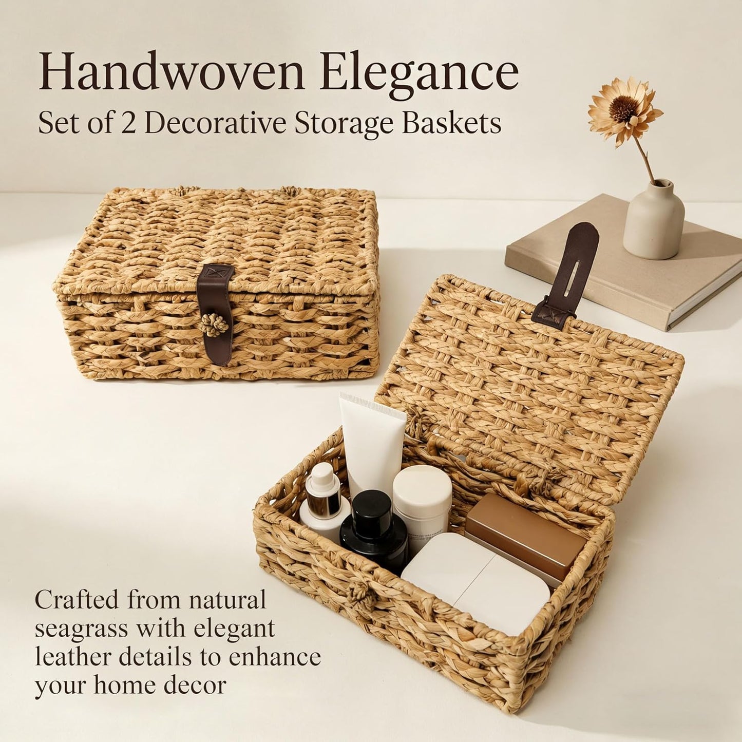Woven Storage Basket / Set of 2