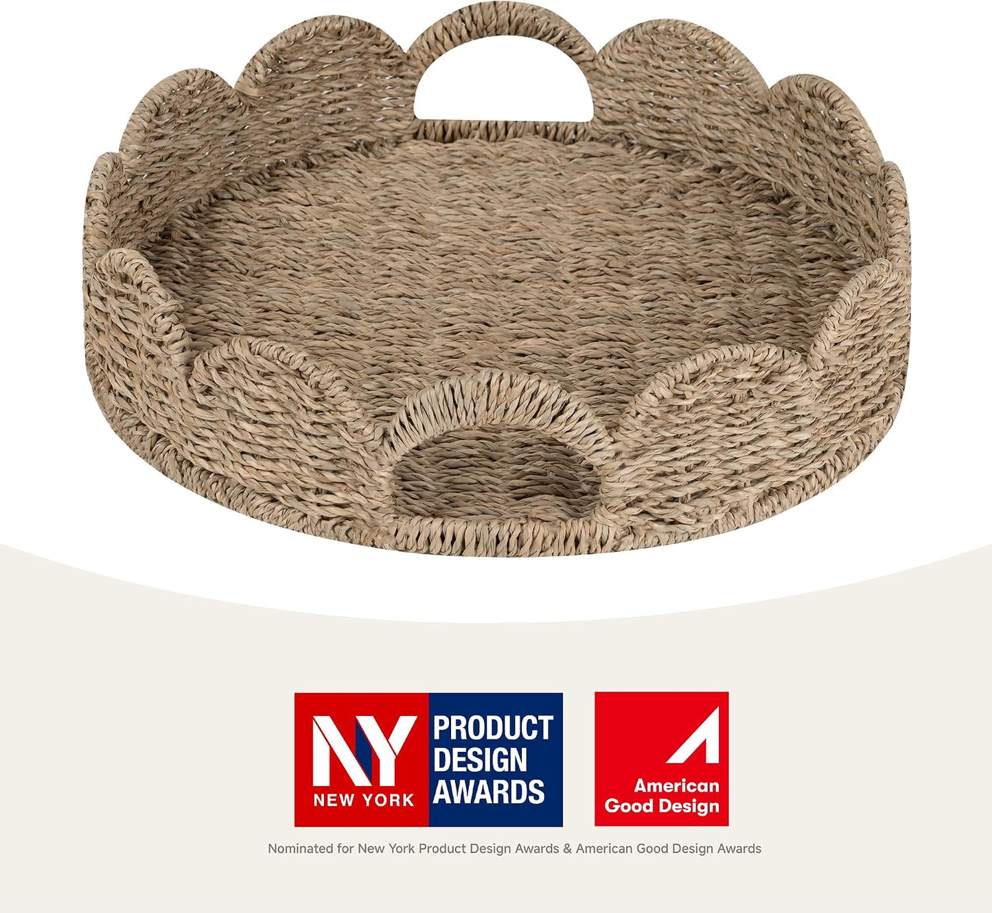 Rattan Serving Trays / Natural / Set of 13