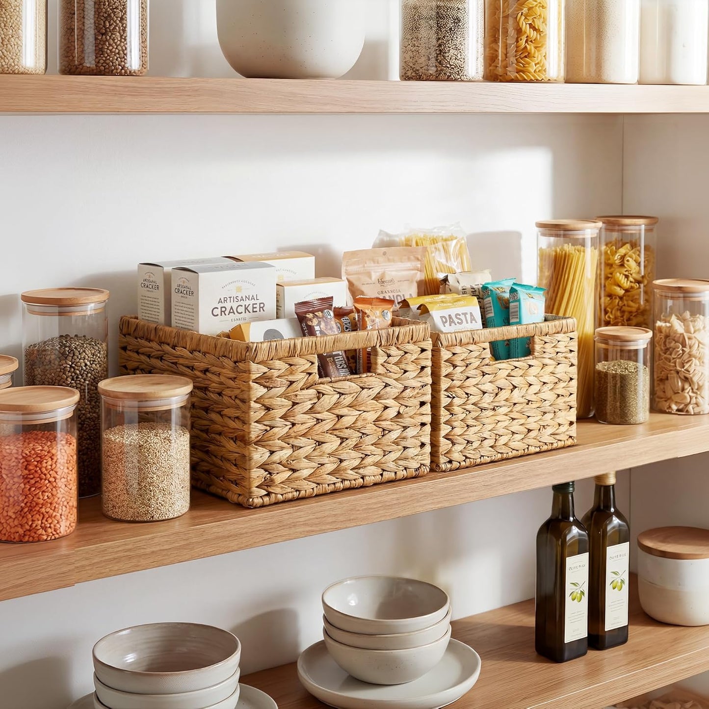 Wicker Storage Basket / Natural