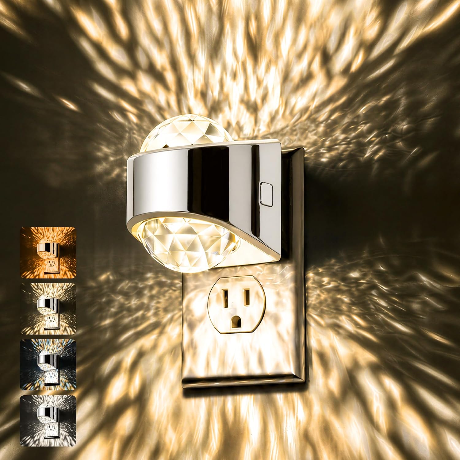 Briignite Night Light Plug into Wall, Color Changing Night Light for Kids